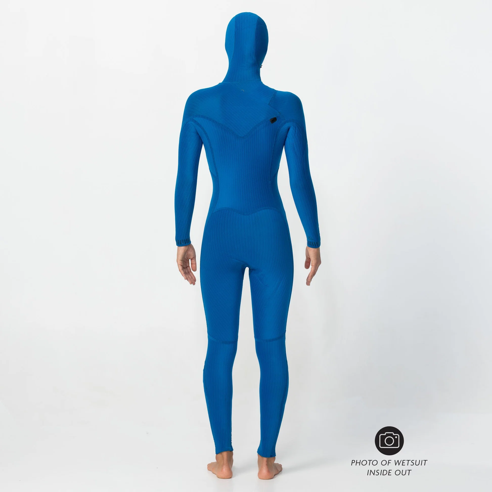 Womens HyperFreak 5.5/4+ Hooded Steamer Chest Zip Wetsuit - Black