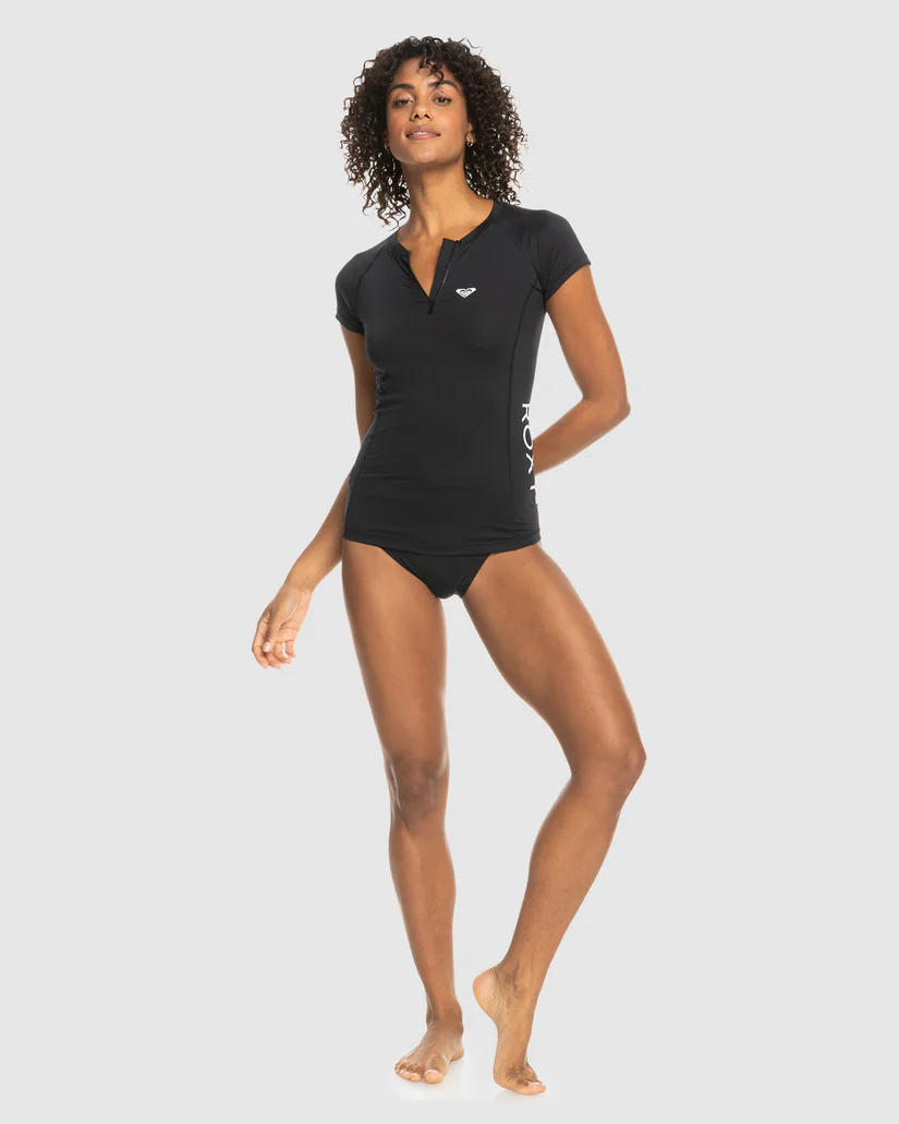 Womens New Essentials Short Sleeve Rash Vest