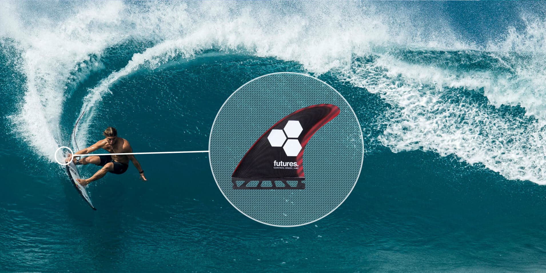 Connor Coffin Control Futures Fins Fibreglass