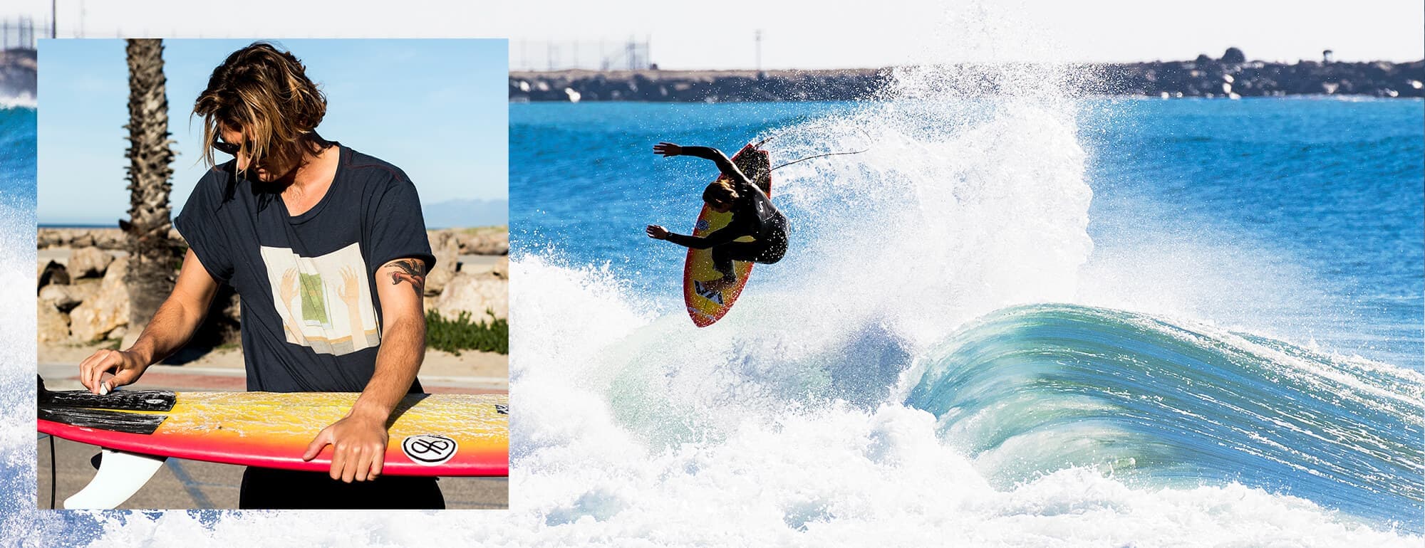 Colin Moran and his Dolly Dagger by Panda Surfboards