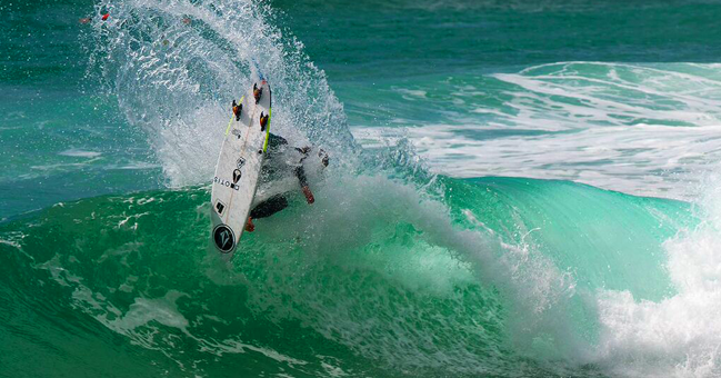 hammo surfboards Pro Series in action