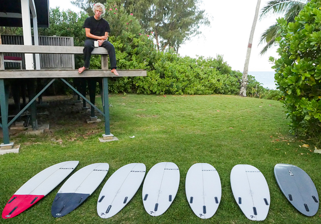 john john with his tahiti quiver