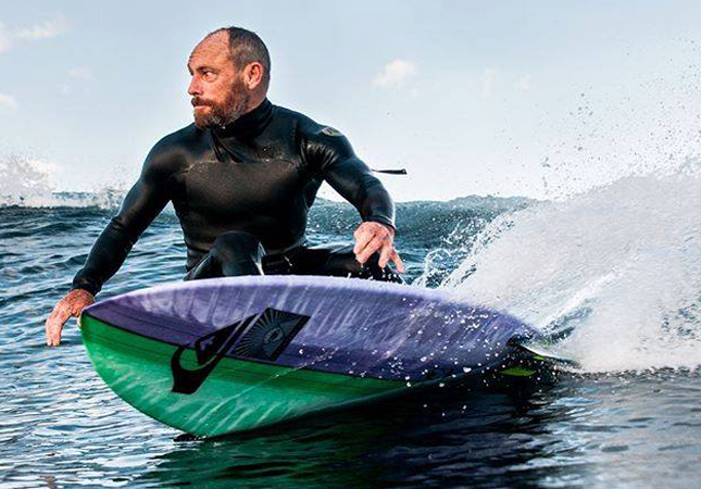 tom carroll on his 54 cali quad