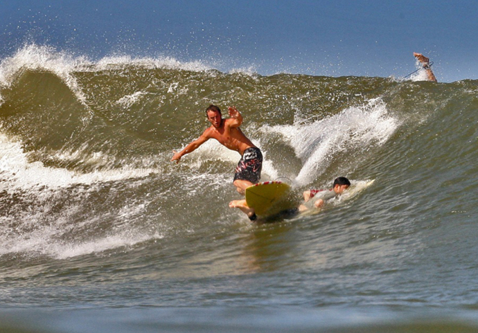 surfer gets run over