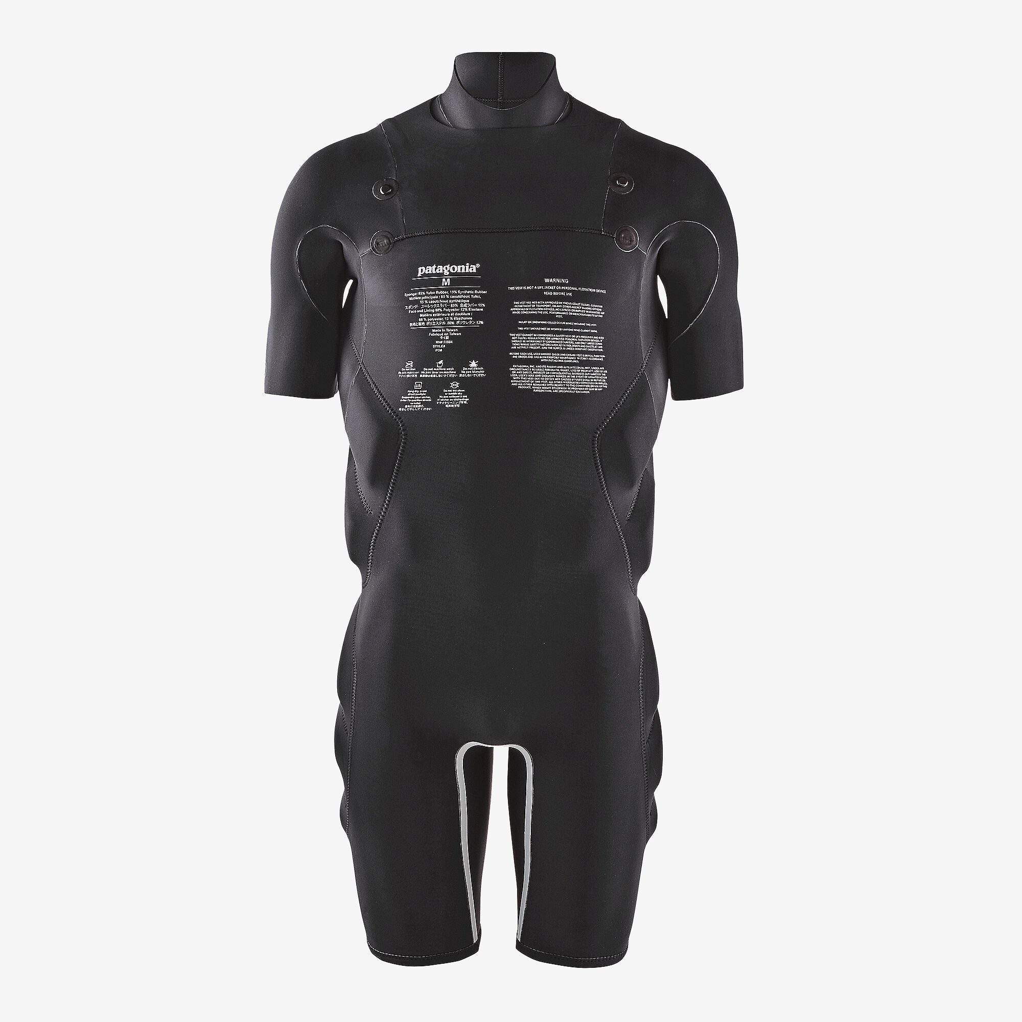Buy the Patagonia Men's R1 Yulex Impact 2mm Black Spring Suit