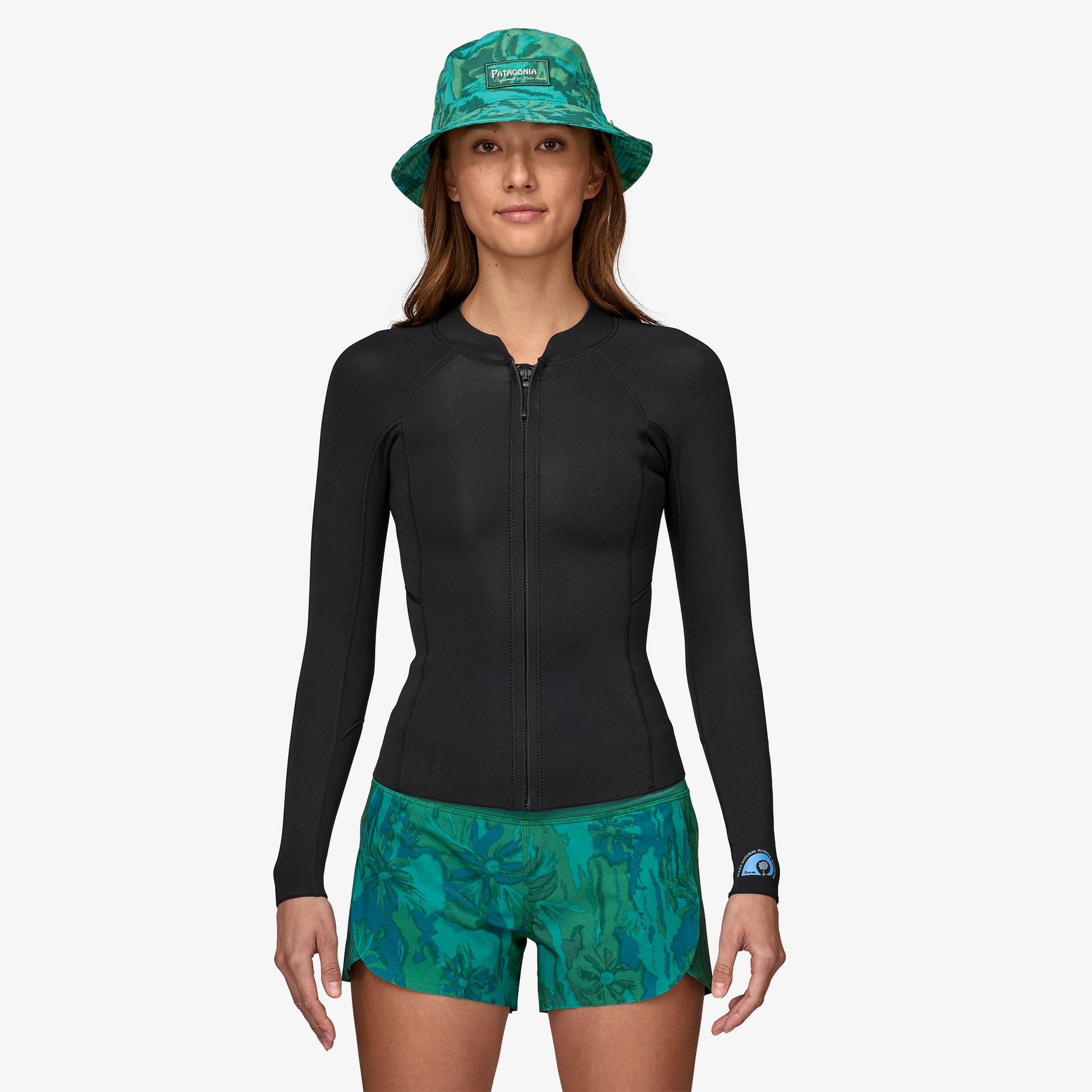 Buy the Patagonia Women's Yulex Regulator Lite Top 1.5mm Black