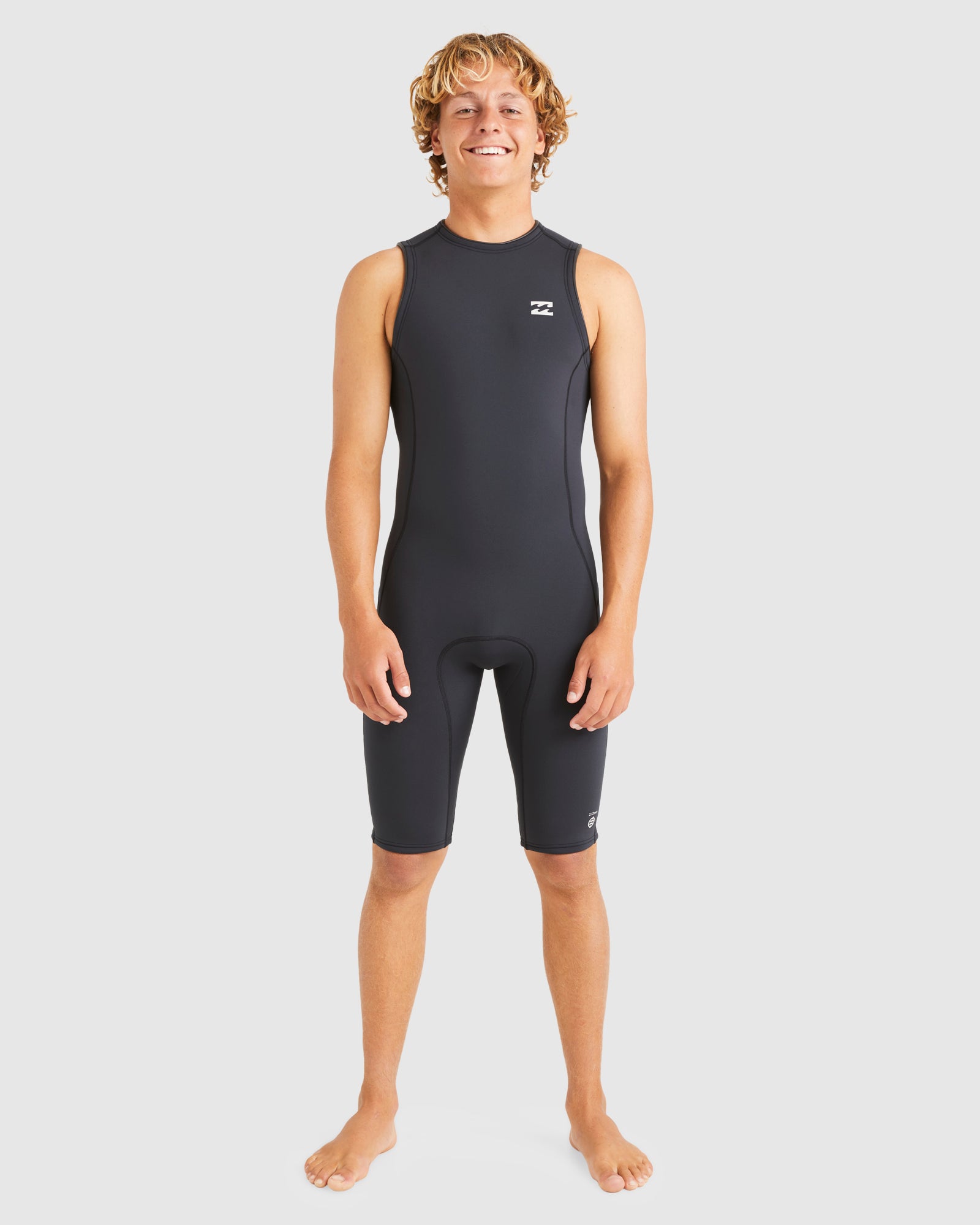 Buy the Billabong Mens 2/2mm Absolute FL Black Springsuit Online