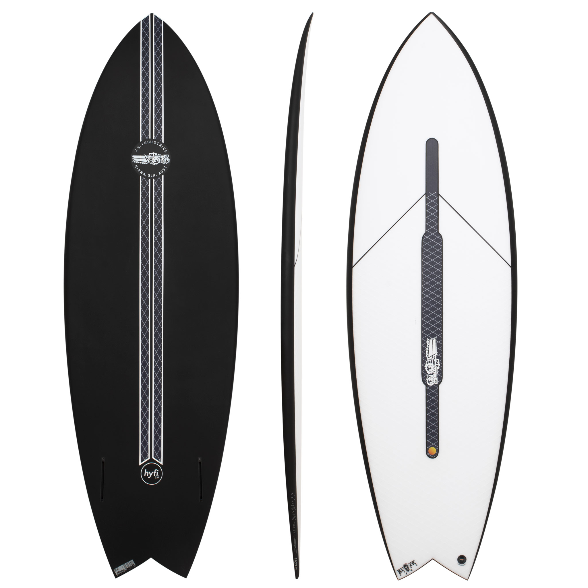 JS INDUSTRIES BARON HYFI サーフボード Buy the JS Industries Black Baron HYFI 2.0 5ft 10in Surfboard