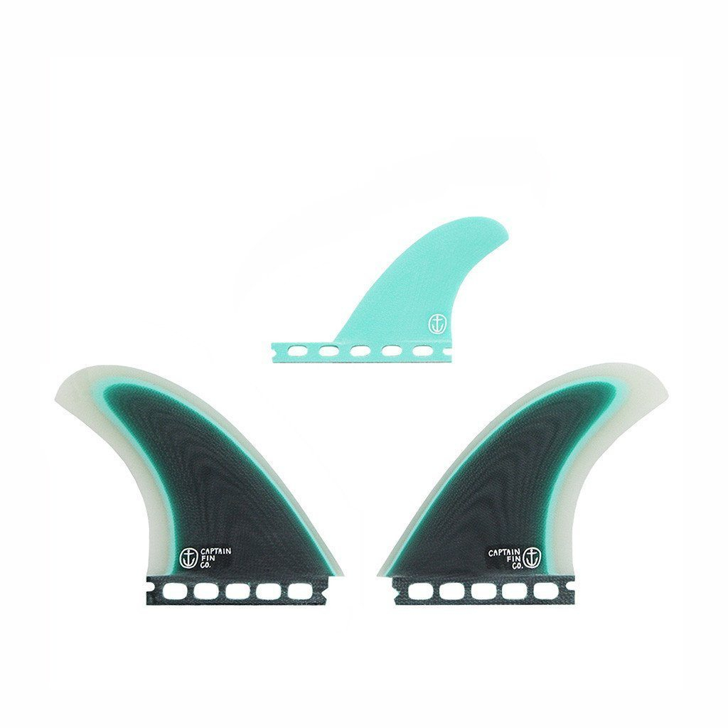 Buy the Captain Fin Co CF Twin Especial XL Green Online Now