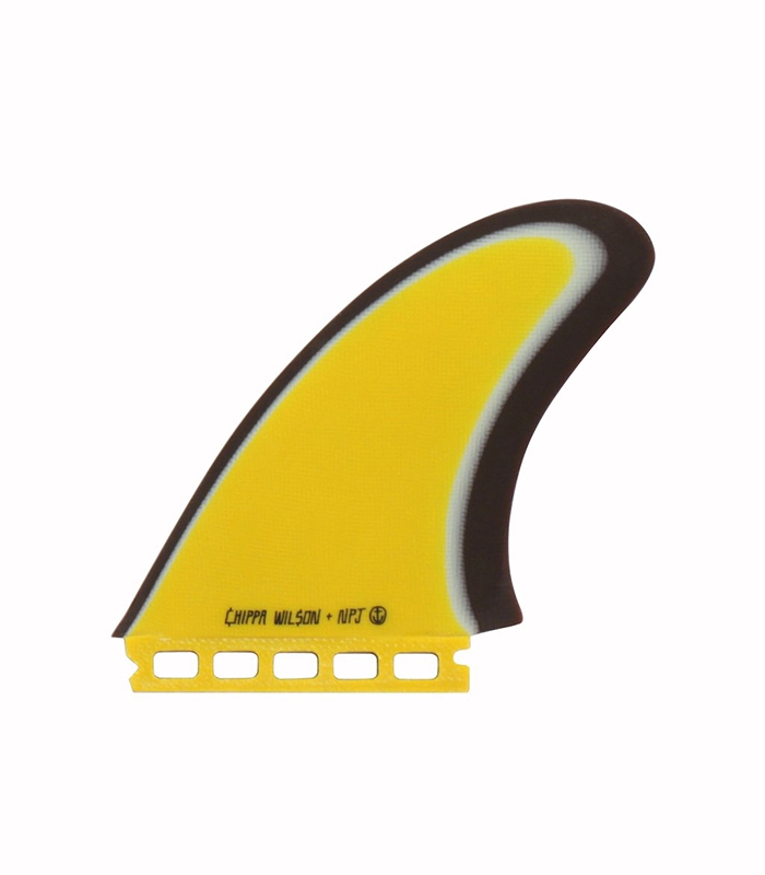 Buy the Captain Fin Co Chippa NPJ Twin +1 XL Yellow Online Now