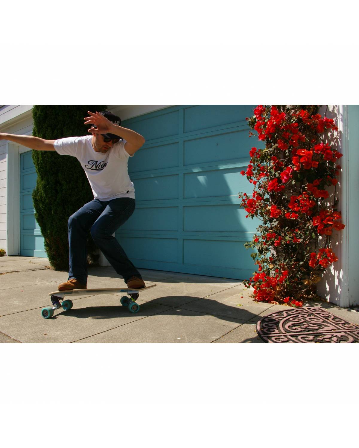The Diamond Surfboard Series Skateboard - Orange