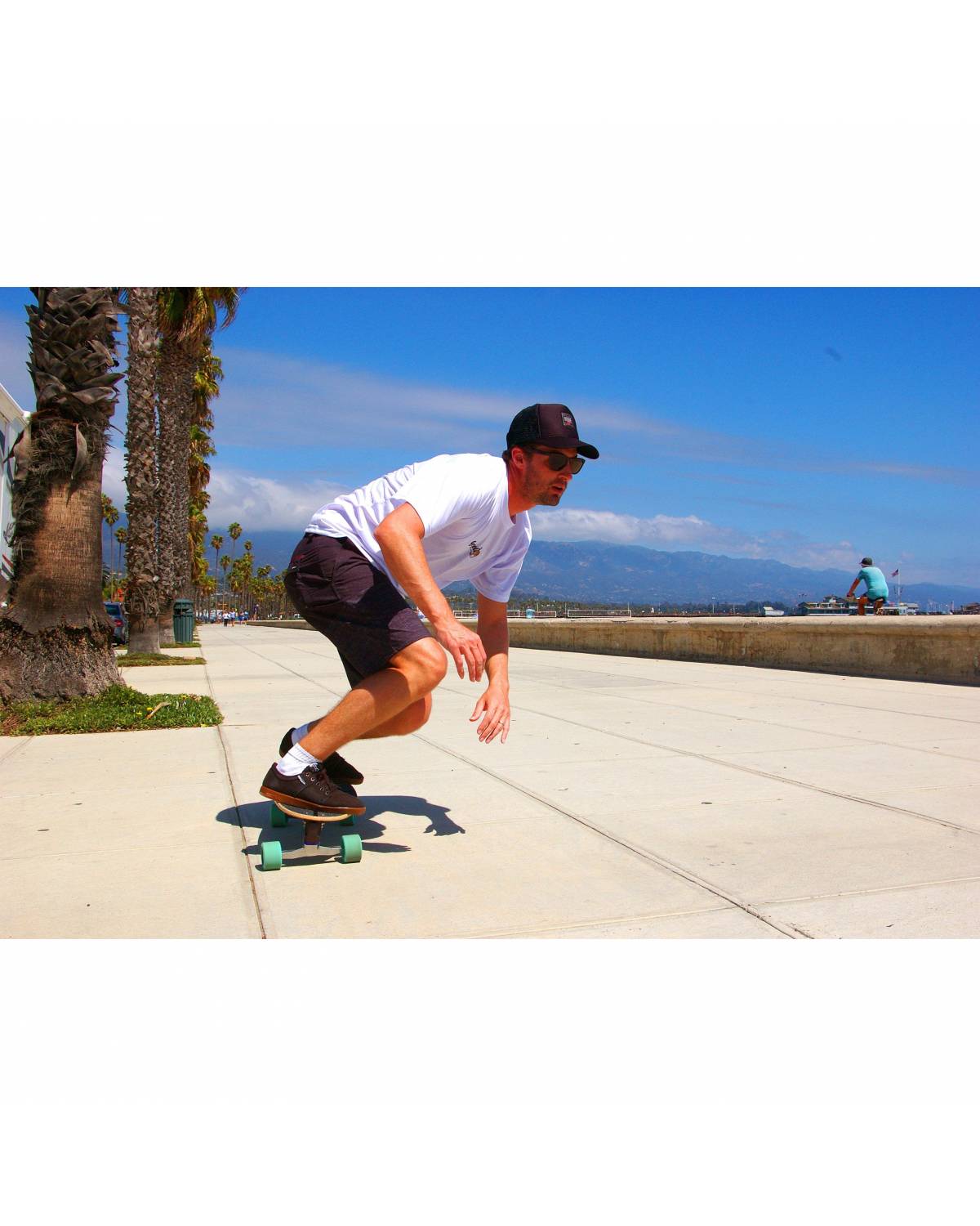 The Diamond Surfboard Series Skateboard - Orange