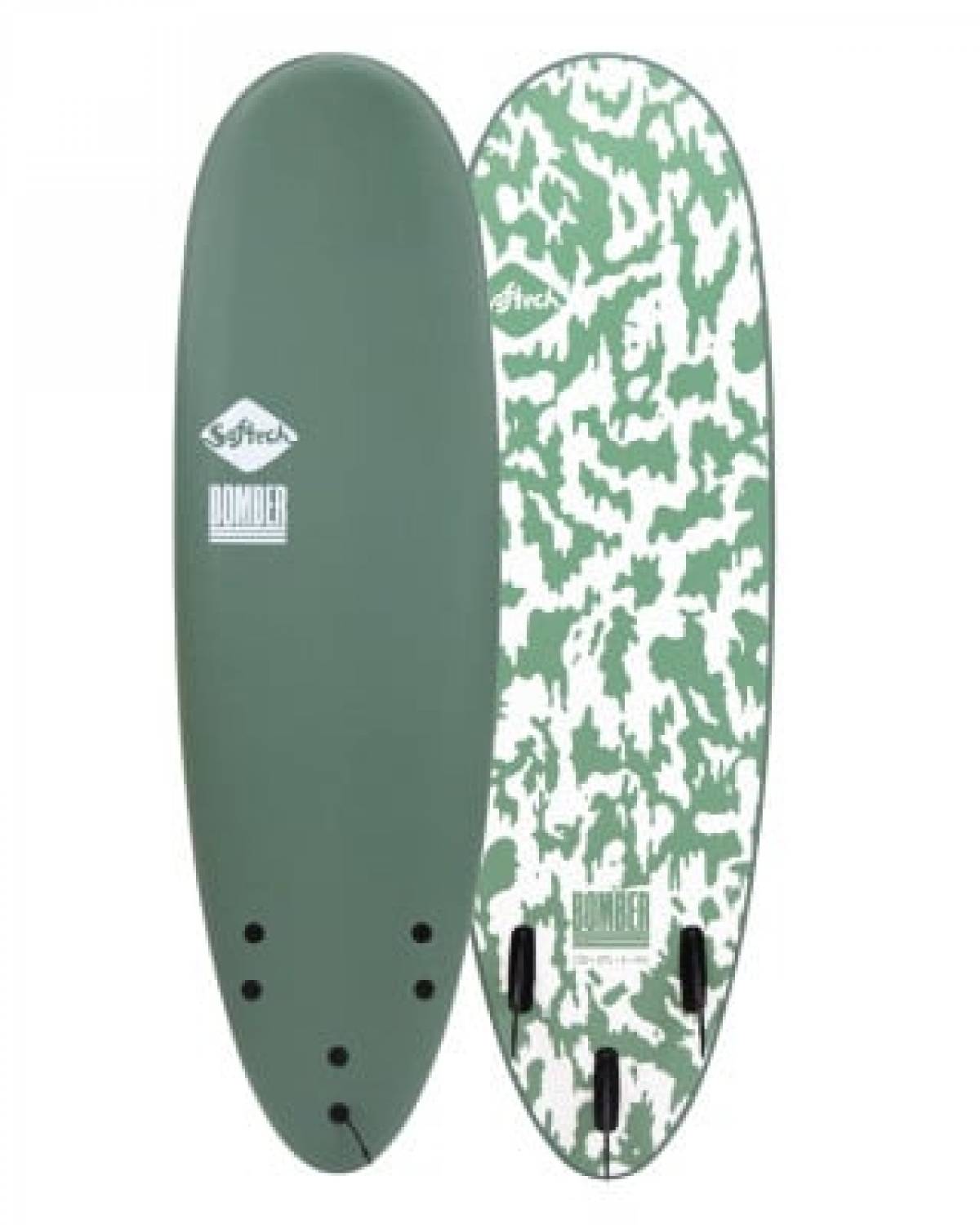 Softech BOMBER 5'10 サーフボード Buy the Softech Bomber 5ft 10in Green Surfboard Online Now