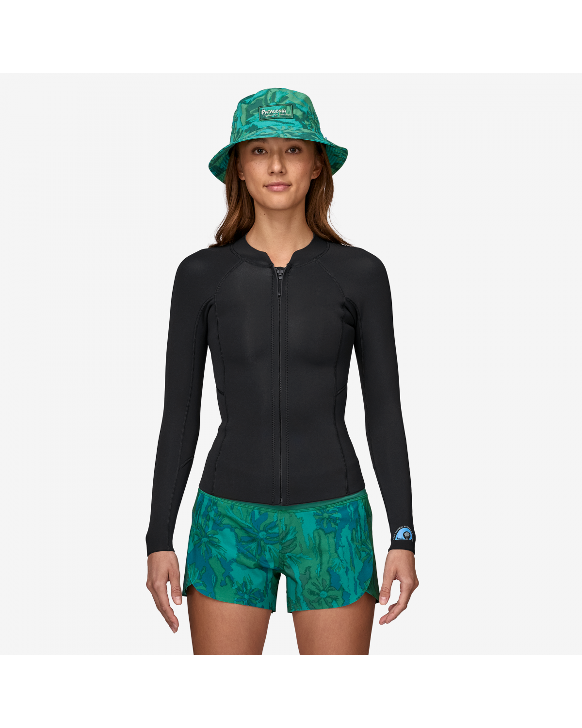 Buy the Patagonia Women's Yulex Regulator Lite Top 1.5mm Black