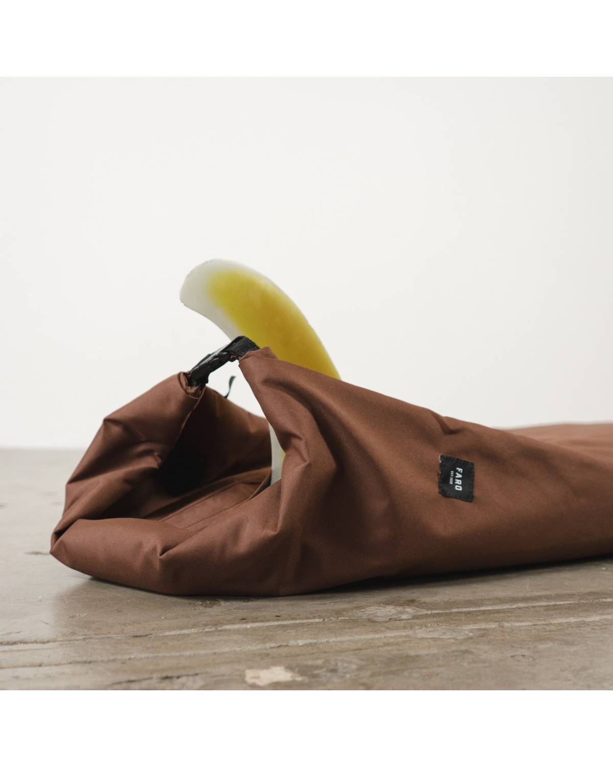 Seal Brown Canvas Surfboard Bag