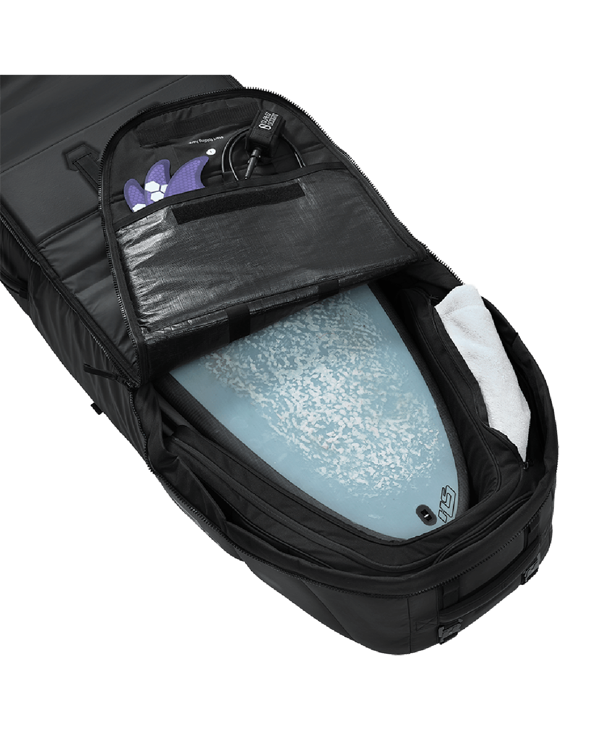 Buy the Db Bags Bunker 3-4 Surfboard Coffin 6ft 0in Black
