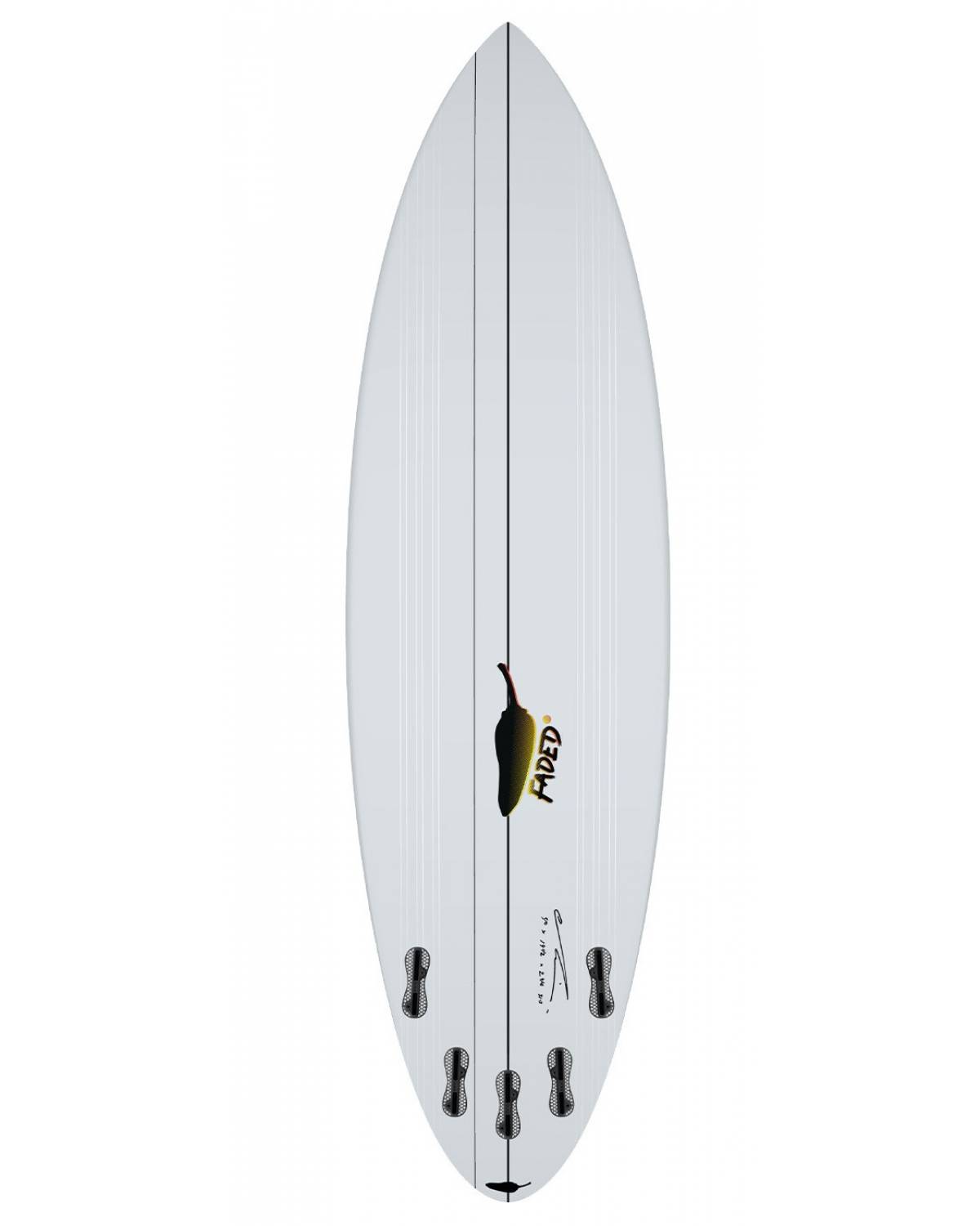Chilli Faded 2.0 Surfboard bottom
