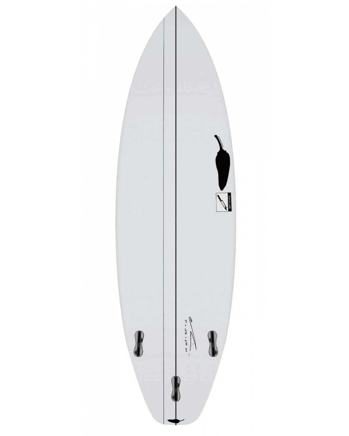Chilli Hot Knife Surfboard bottom