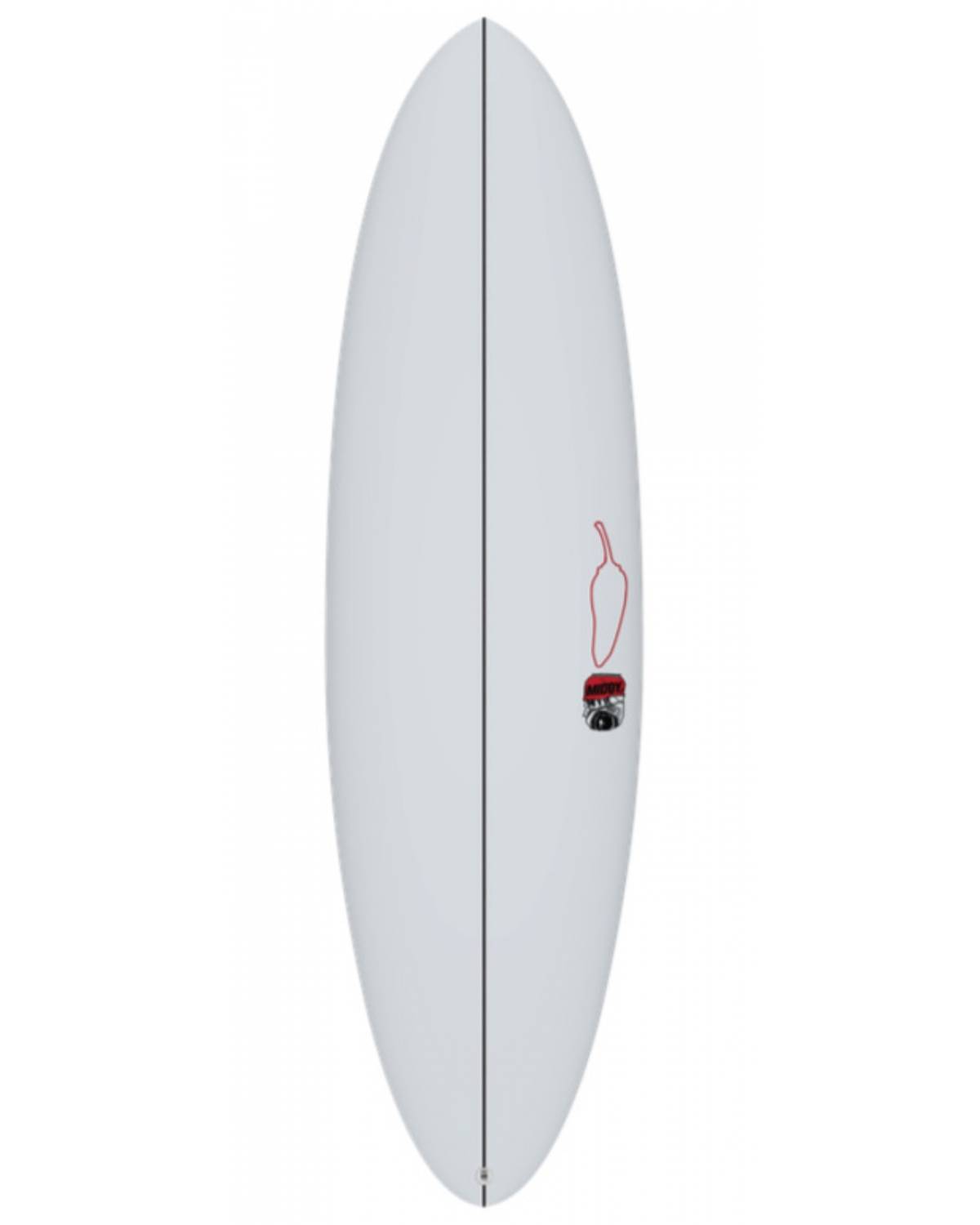 サーフィン・ボディボード chilli surfboard Buy the Chilli Middy 5ft 10in White Surfboard Online Now
