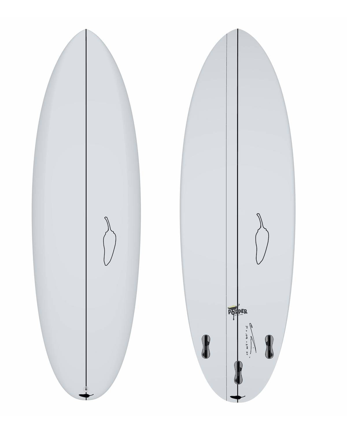 サーフィン・ボディボード Chilli, Popper, 5'8, 20 1/2, 2 7/16, 33l Buy the Chilli Popper Surfboard Online Now | Boardcave USA