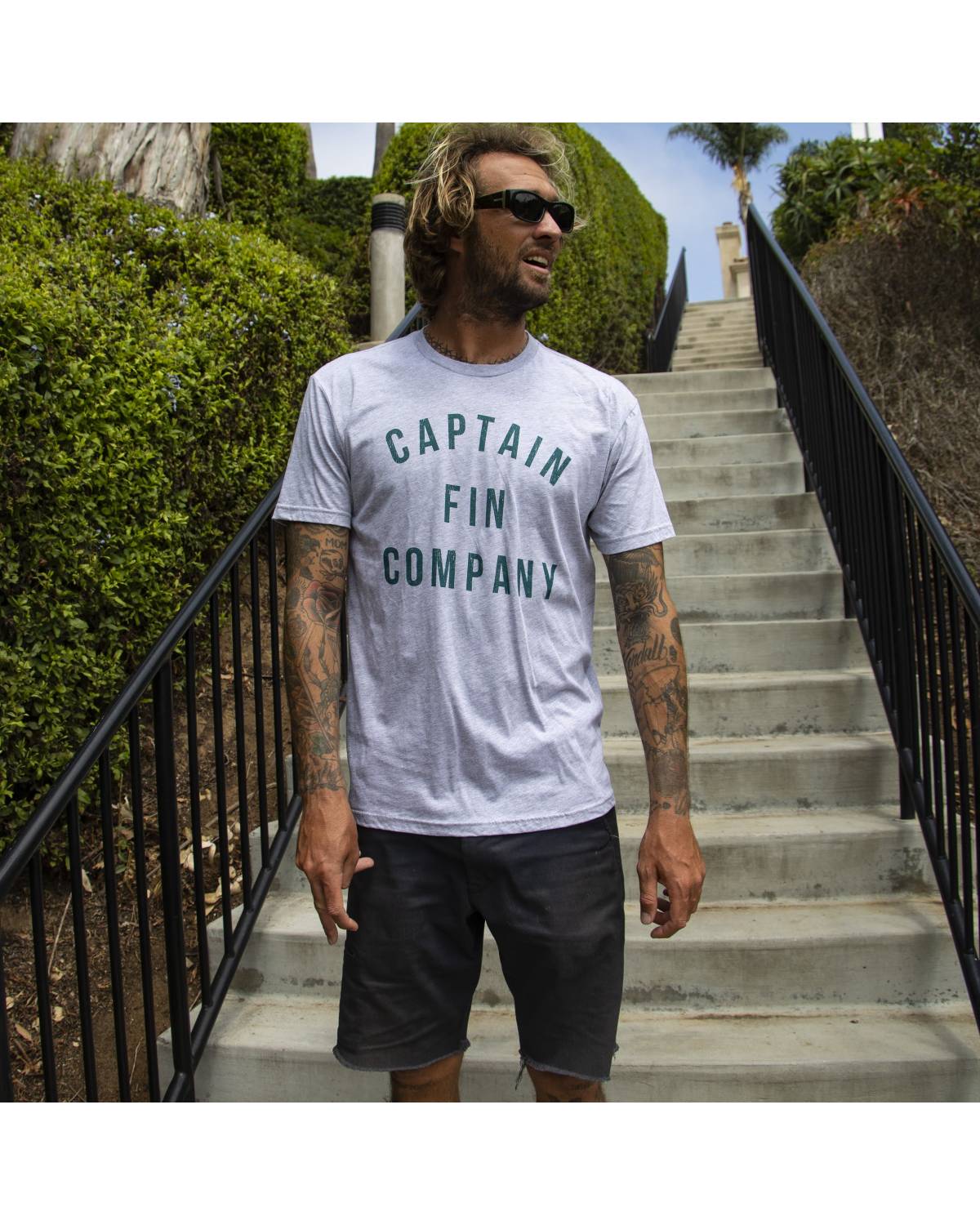 College Tee - Grey Heather