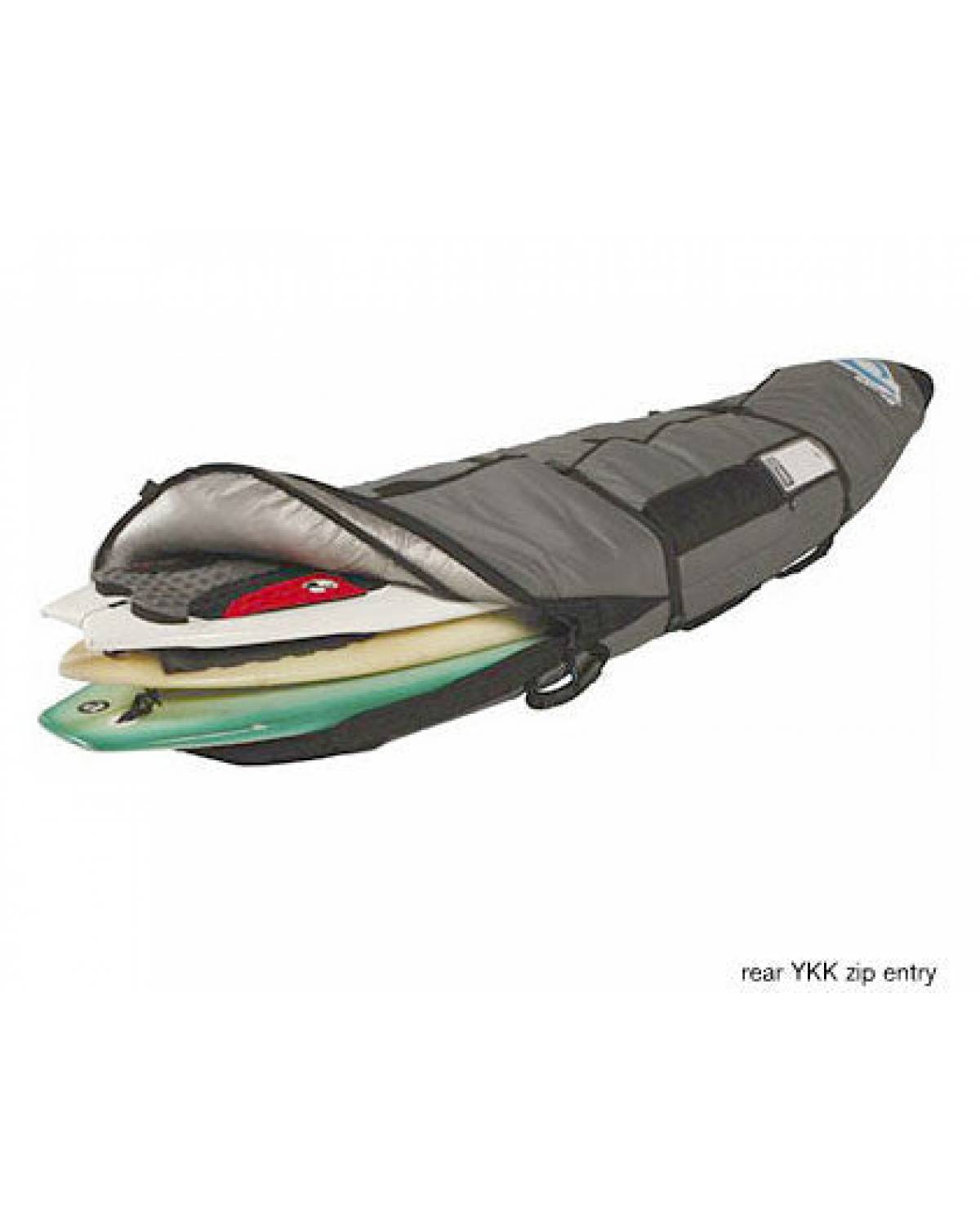 Buy the Curve Surf Overstayer Multi-Surfboard Bag Grey Online Now