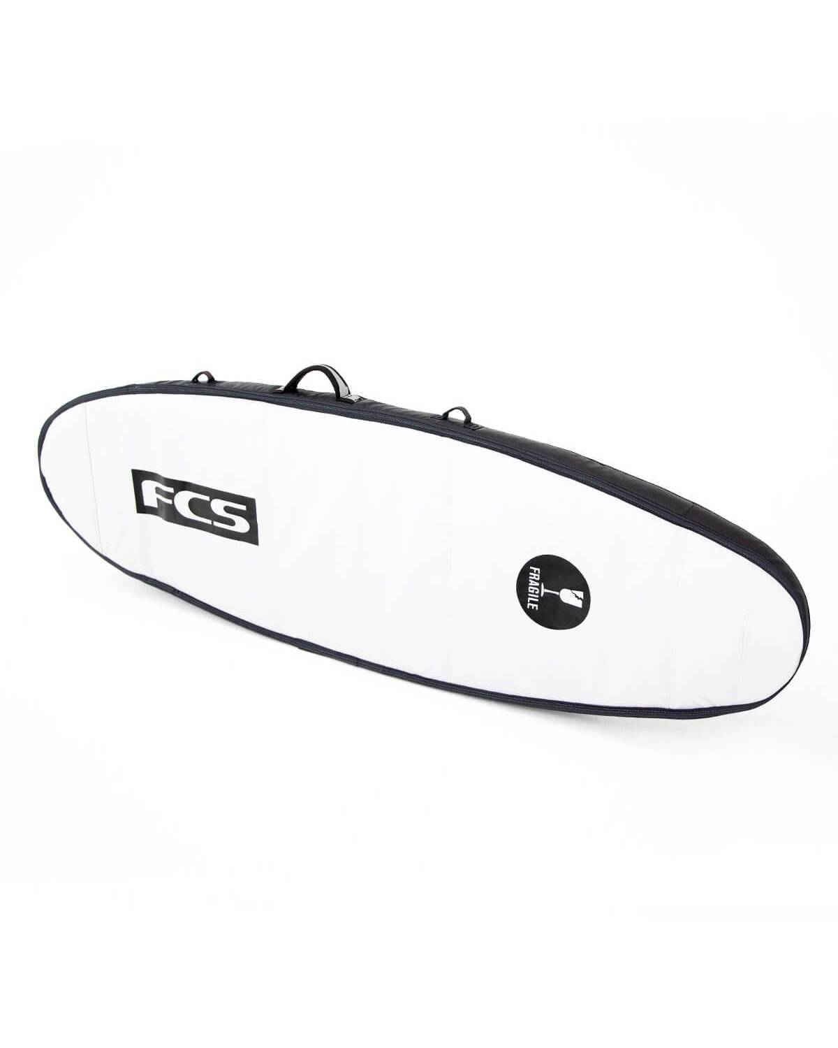 Buy the FCS Travel 1 Funboard Bag Grey Online Now | Boardcave USA