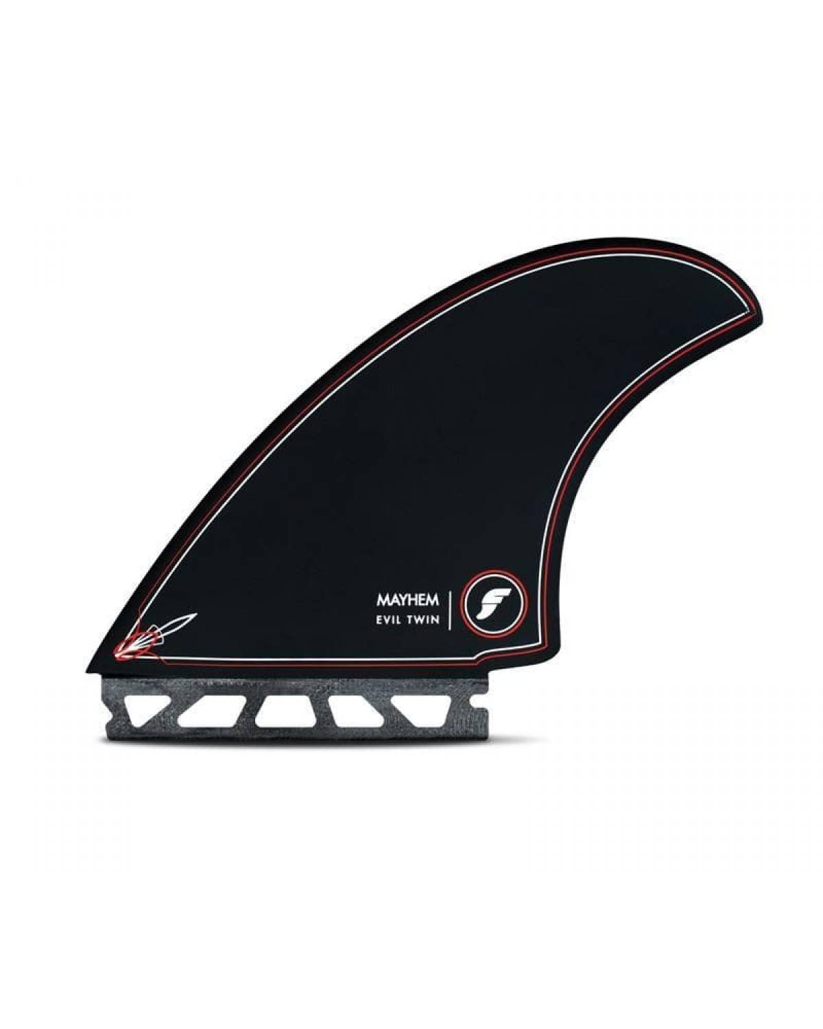 Buy the Futures Mayhem Evil Twin + 1 XL Black Fin Online Now