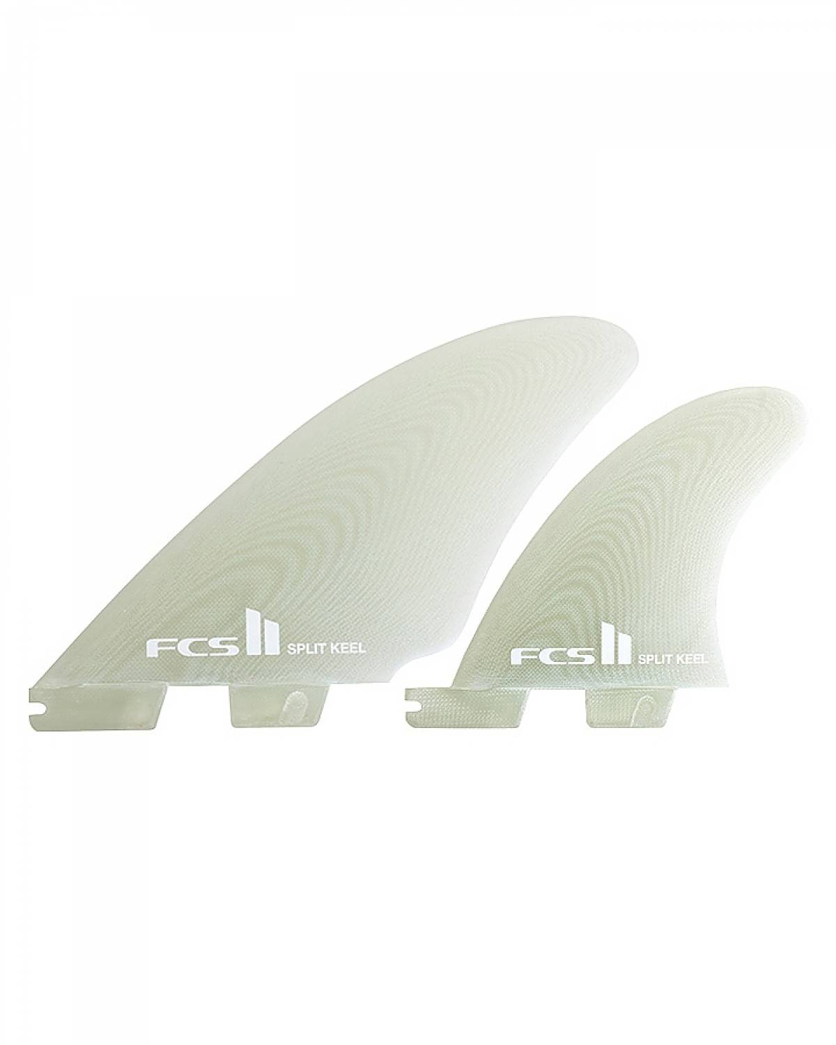 Buy the FCS PG Split Keel Quad XL Clear Fins Online Now