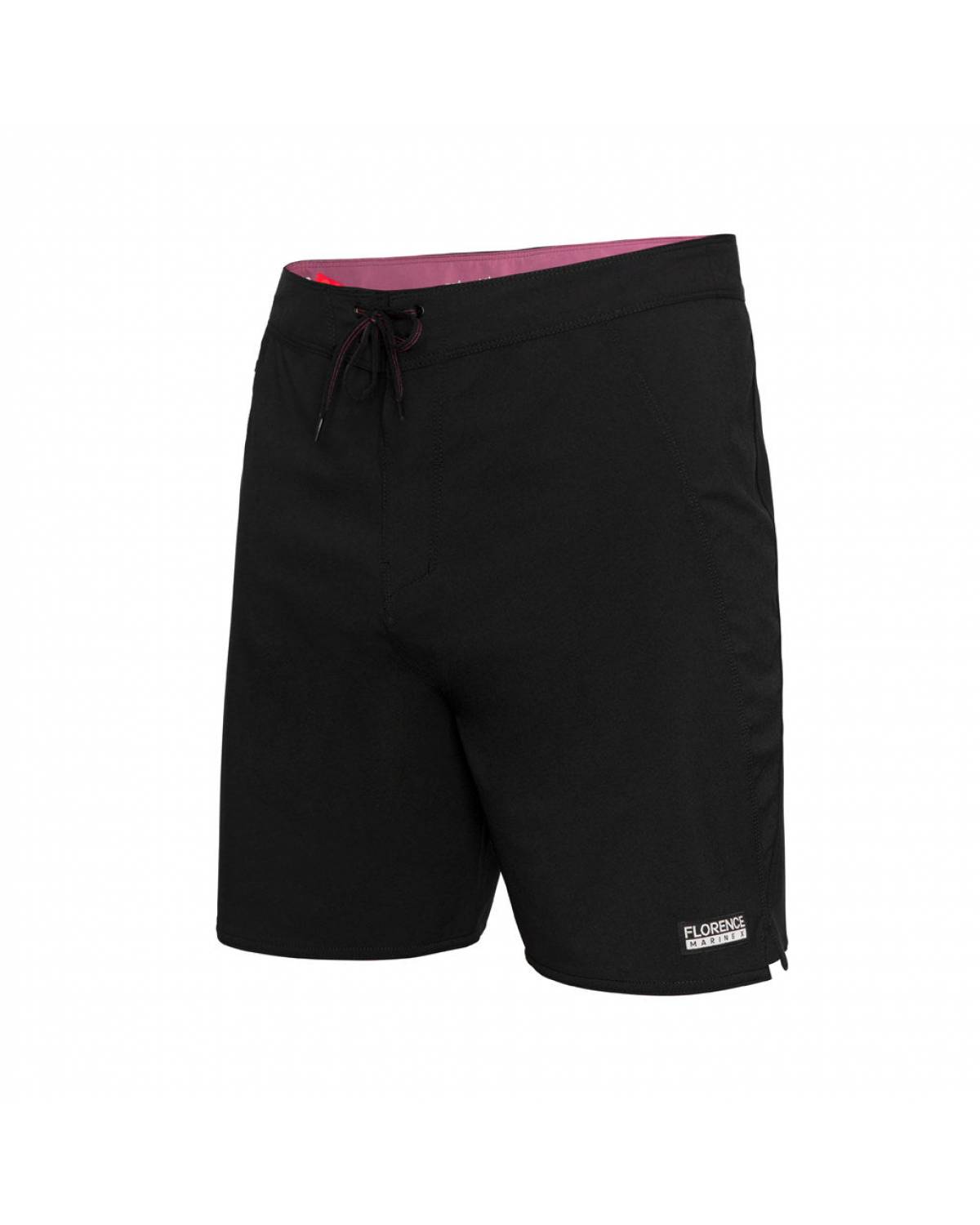 Florence Marine X Solid Boardshort - Black  