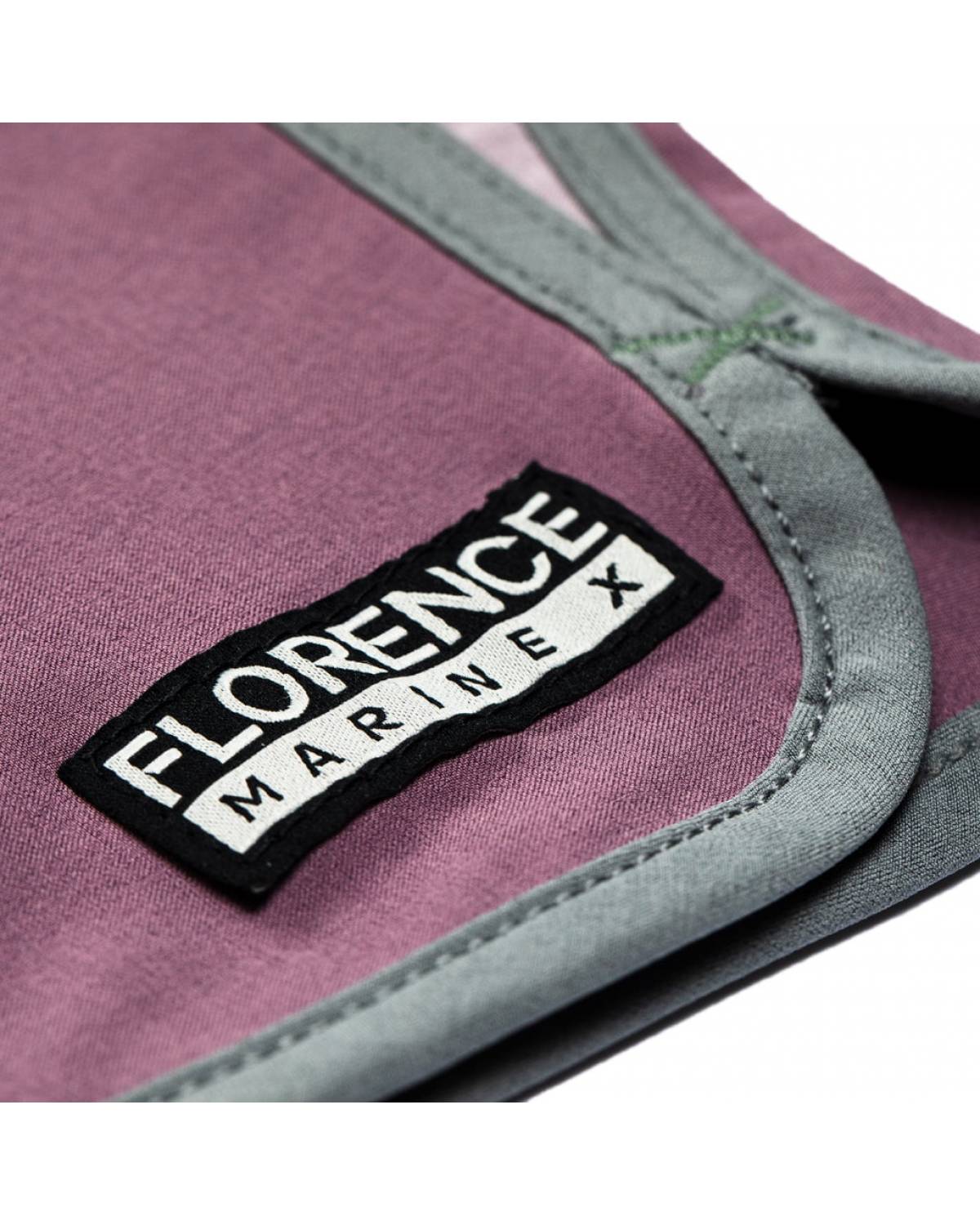 Florence Marine X Block Boardshort - Mauve brand tag