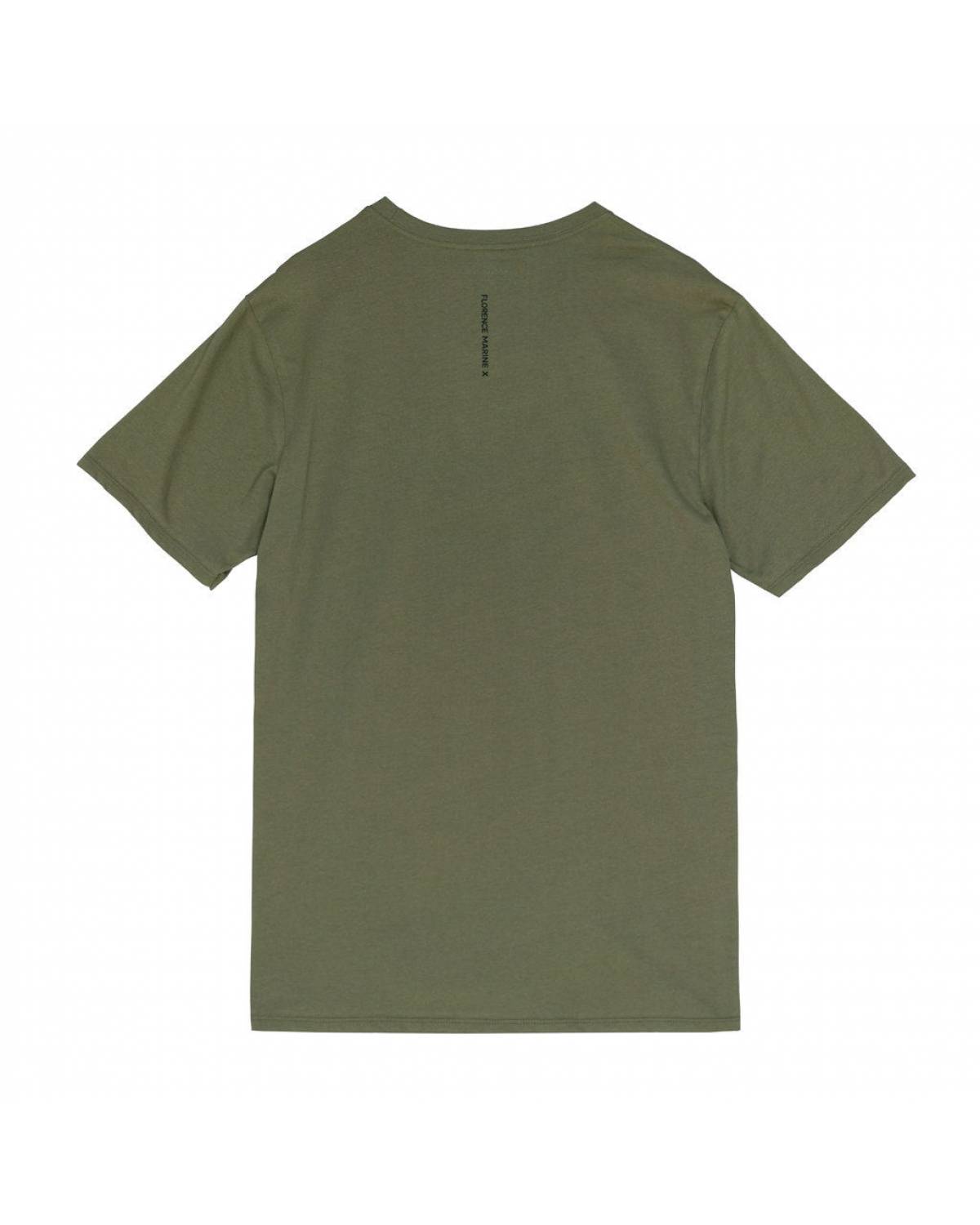 Florence Marine X Marine Exploration T-Shirt - Burnt Olive back