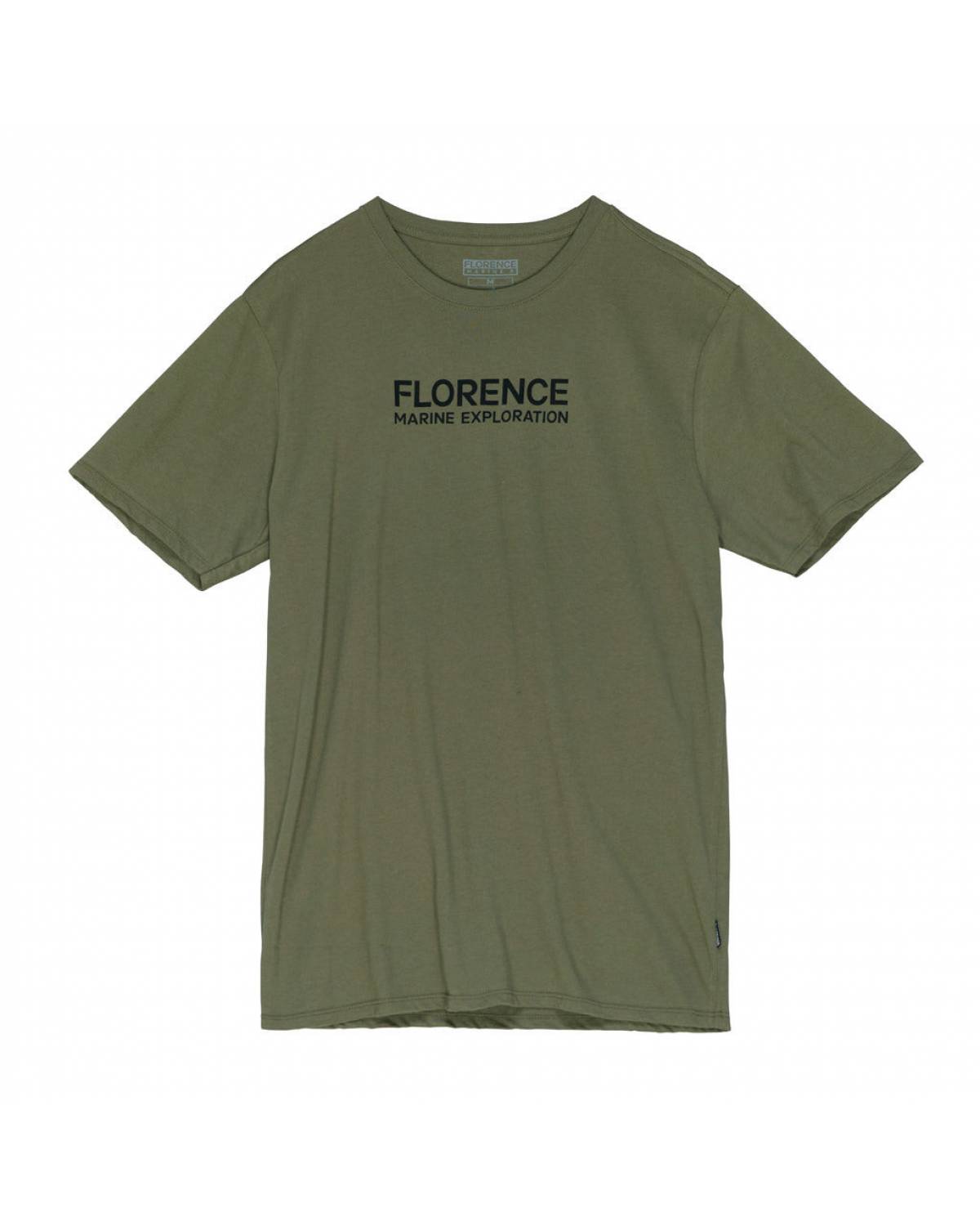 Florence Marine X Marine Exploration T-Shirt - Burnt Olive front