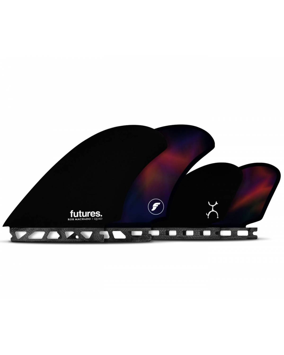 Buy the Futures Machado Quad Fin Set Black Online Now | Boardcave USA