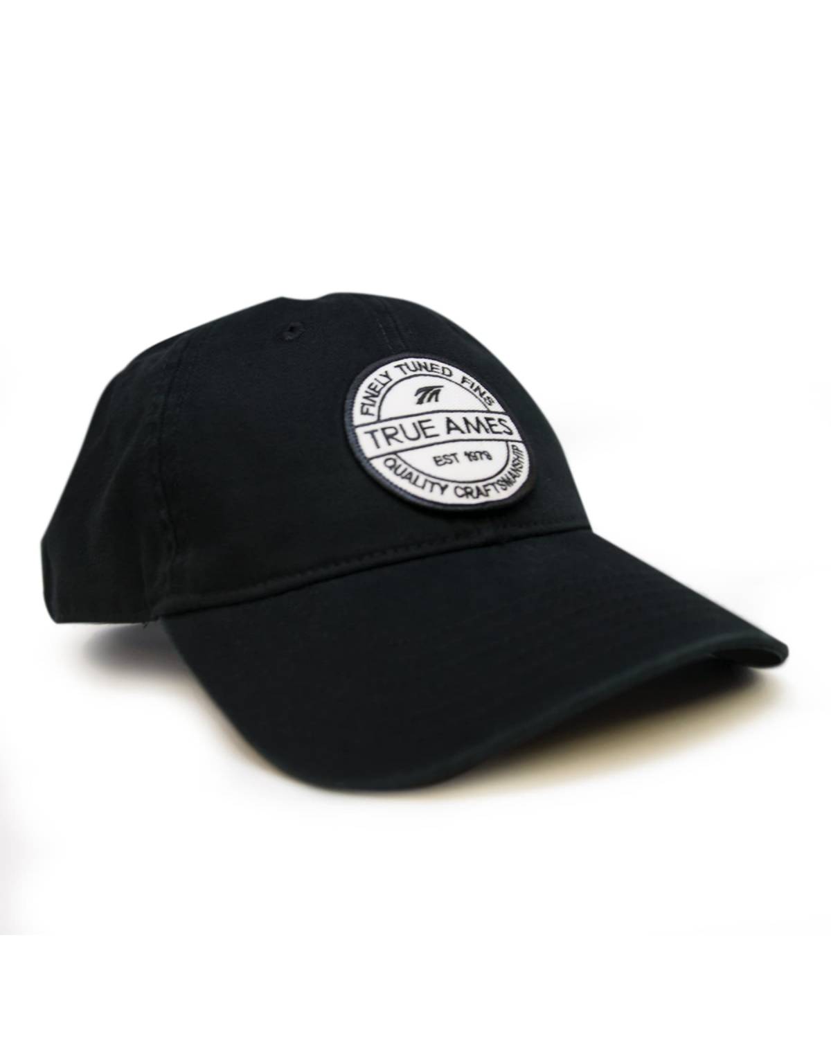 True Ames Heritage Hat - Velcro Back - Black