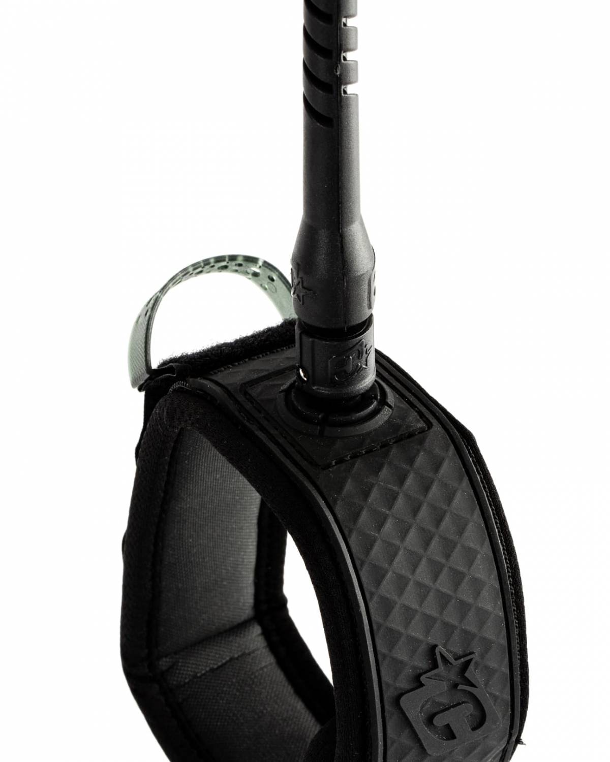 9FT RELIANCE LONGBOARD KNEE LEASH - BLACK cuff