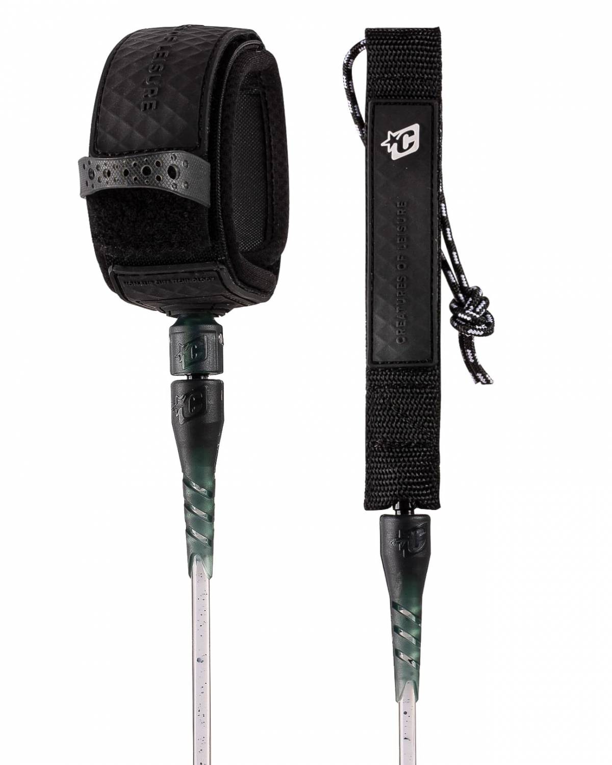 6ft Reliance Pro Leash - White Speckle/Black