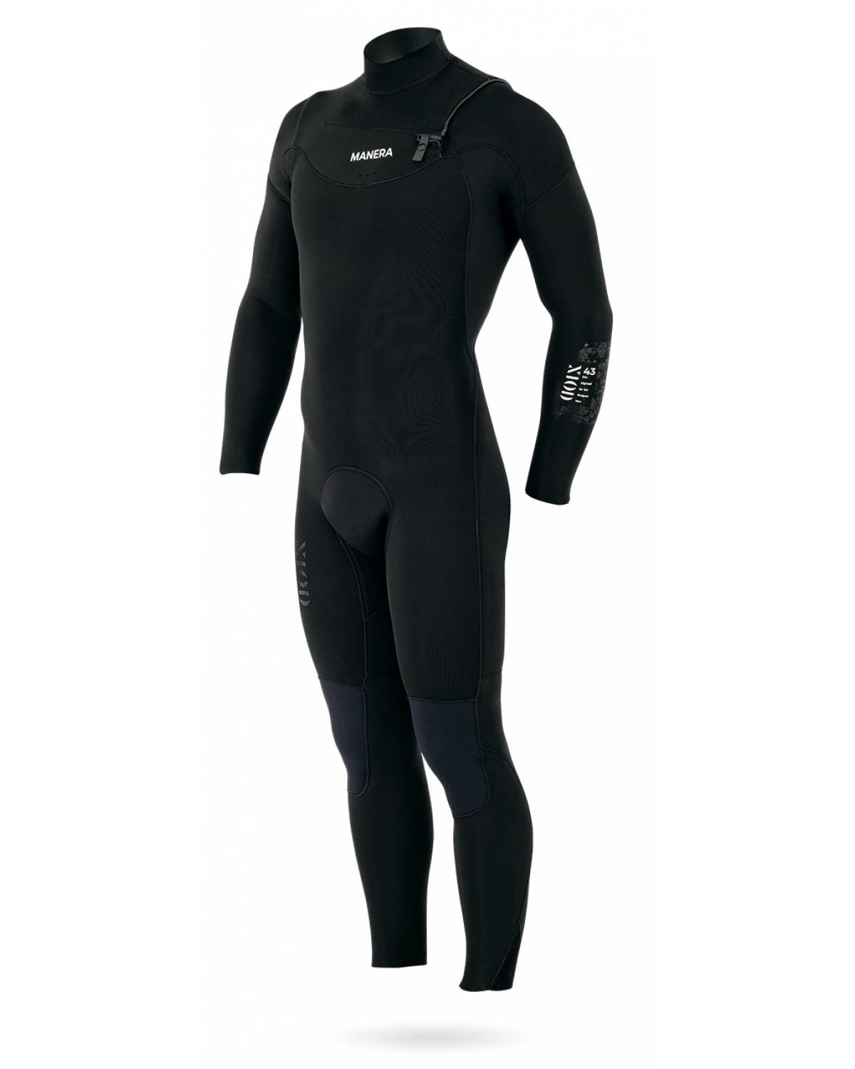 Buy the Manera Meteor X10D 4/3 Chest Zip Black Fullsuit Online Now