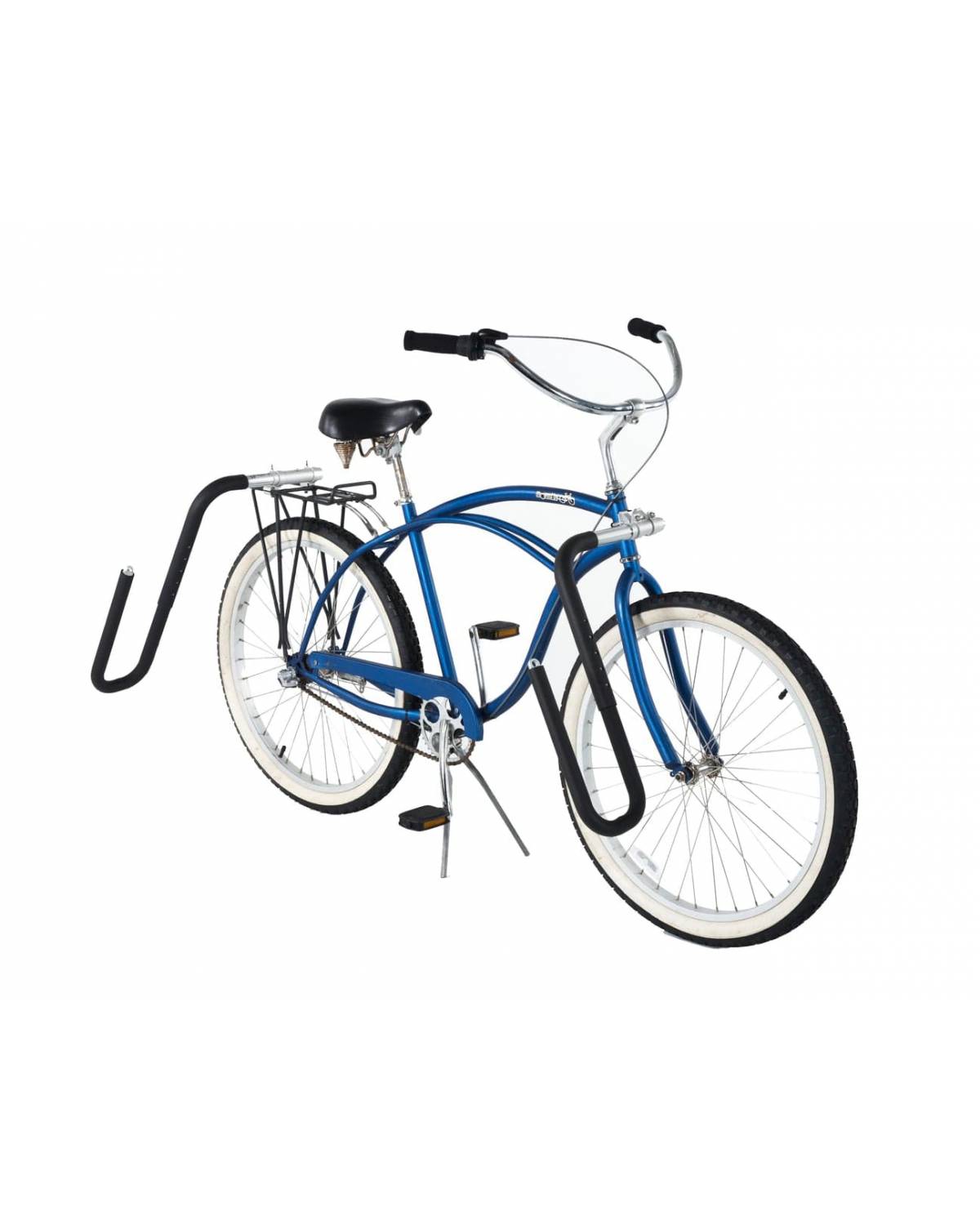 moved by bikes mbb surfboard bike rack - longboard rear rack