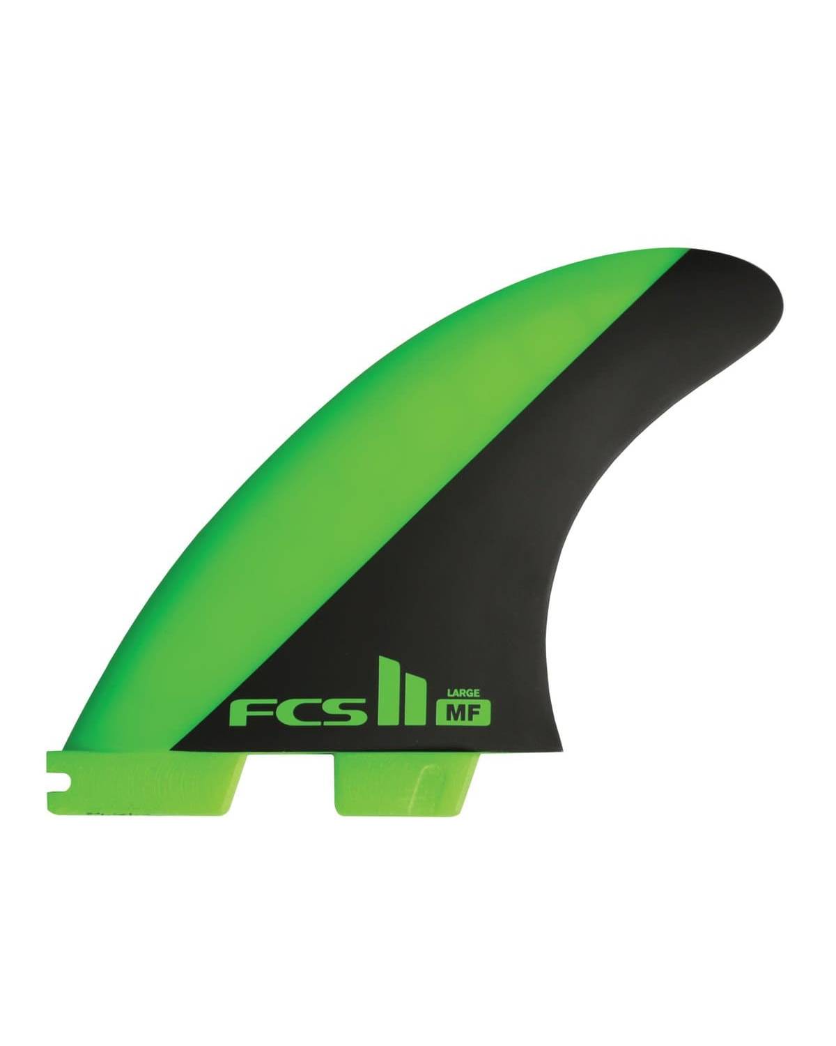 FCS MF トライフィン LARGE グリーン/ブラック FCS II Mick Fanning Tri Fins - FCS - FCS US
