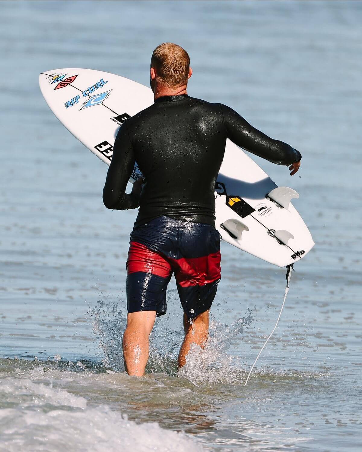 Buy the FCS Mick Fanning Twin + 1 XL White Fins Online Now