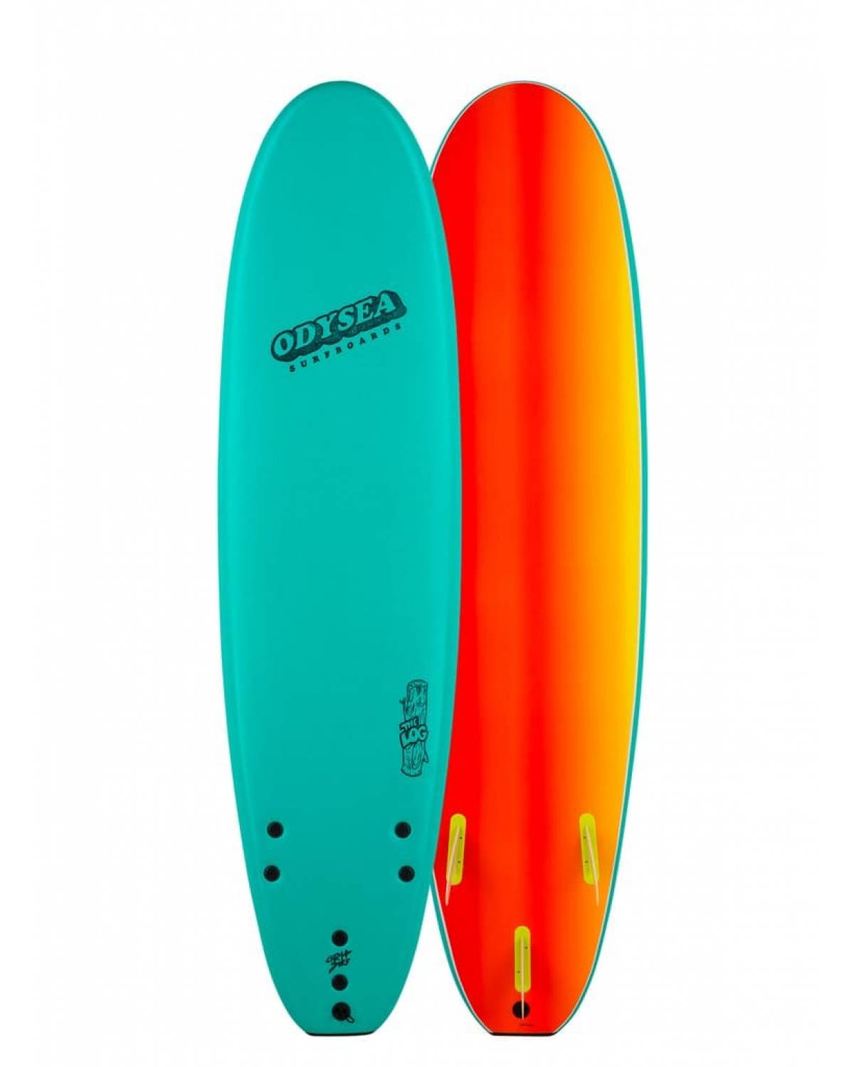Buy the Catch Surf Odysea Log 7ft 0in Green Surfboard Online