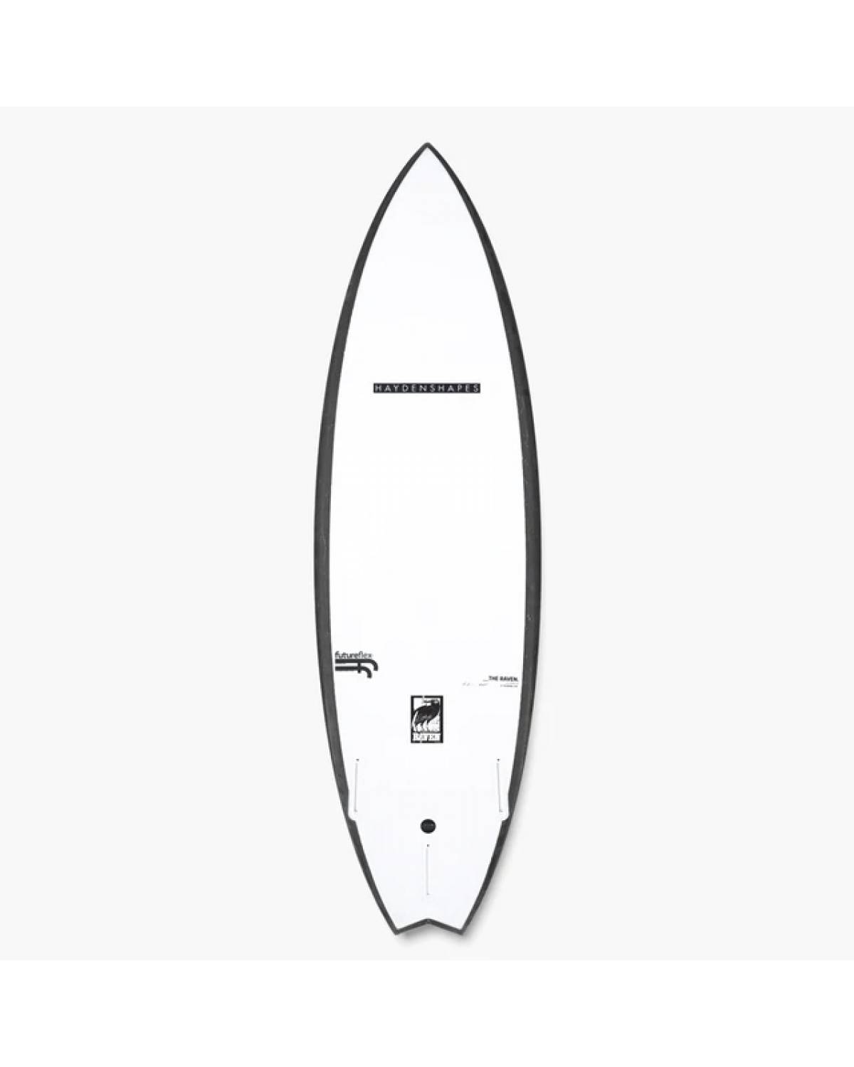 Buy the Haydenshapes Raven 5ft 10in White Surfboard Online Now