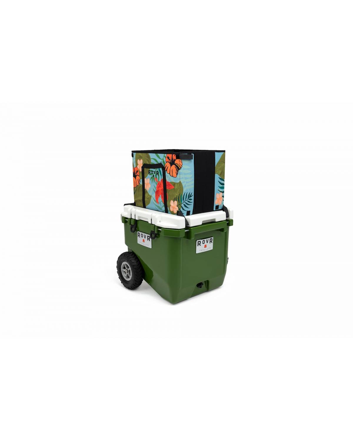 ROVR RollR 45 Cooler - Aloha angle view with bag