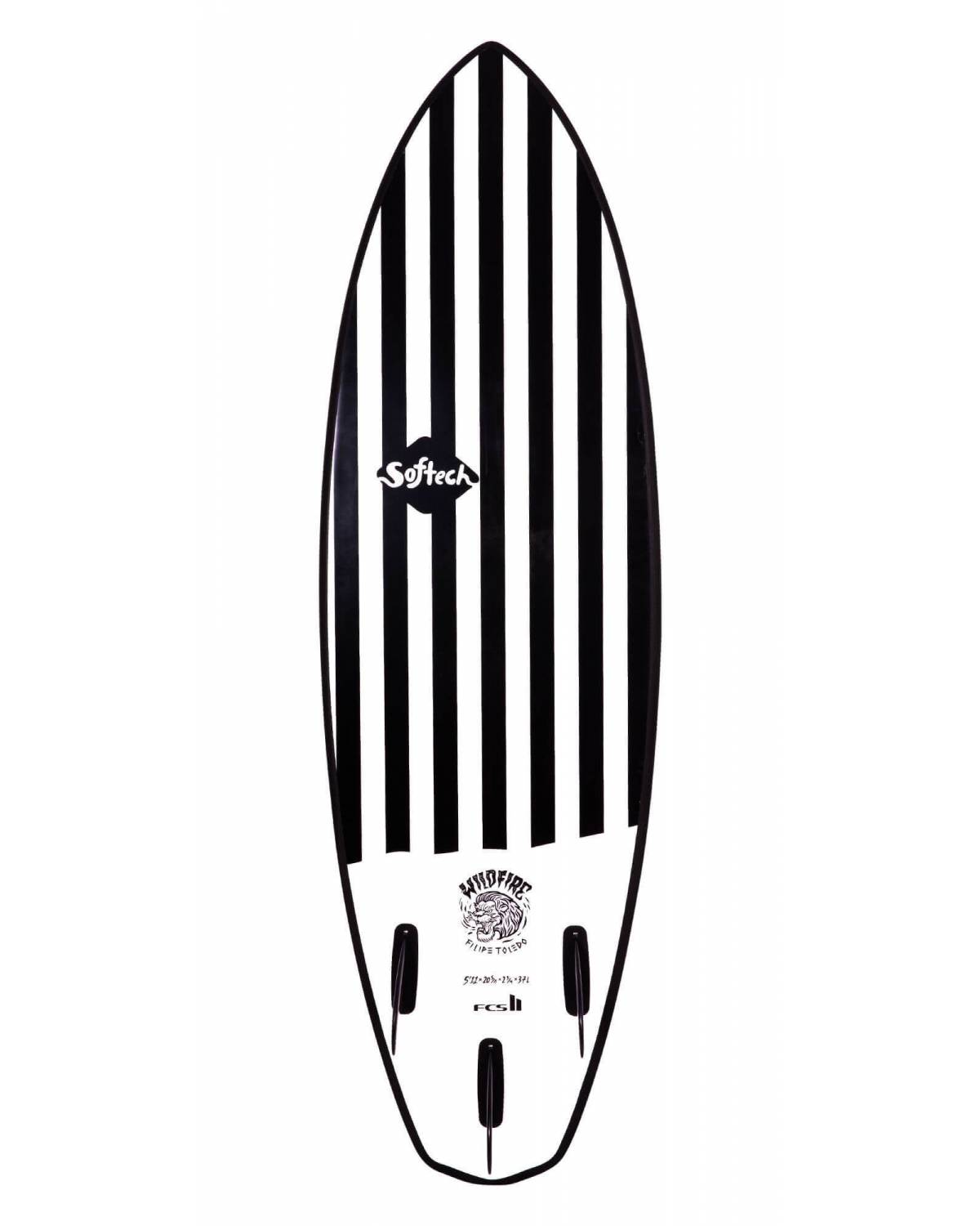 Buy the Softech Filipe Toledo Wildfire 5ft 11in Striped Online Now