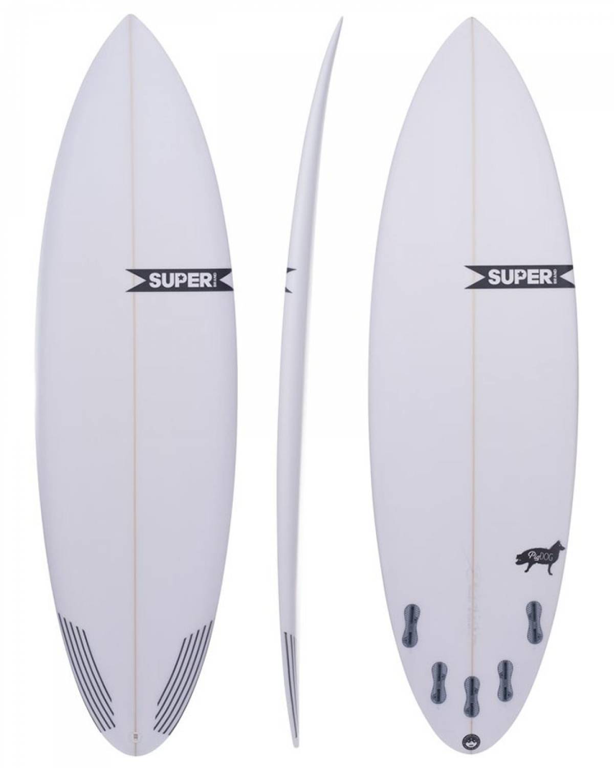 Buy the Superbrand The Pigdog 5ft 10in Surfboard Online Now