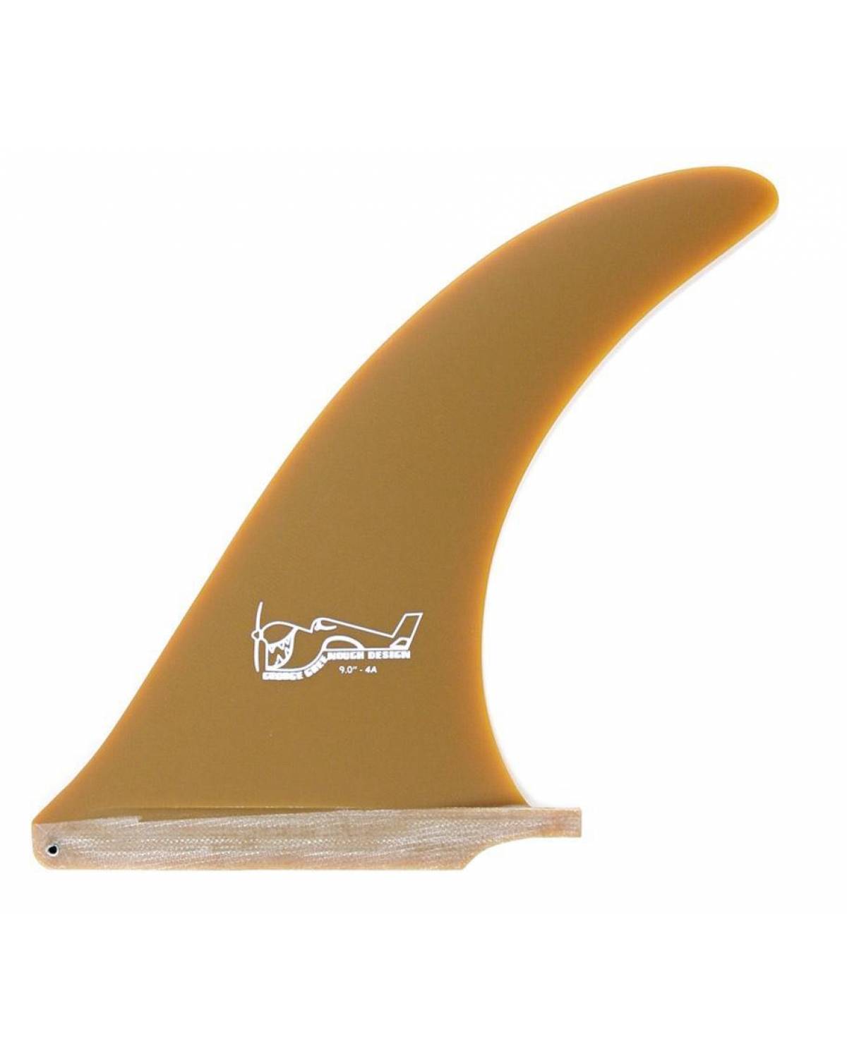 True Ames Greenough 4A 9.75" Longboard Fin - Rotten Avocado