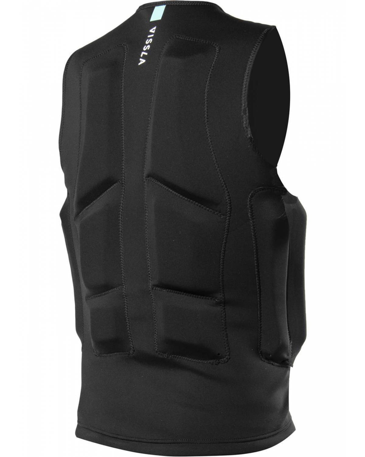 Buy the Vissla Impact 1.5mm N/S Vest Black Online Now | Boardcave USA