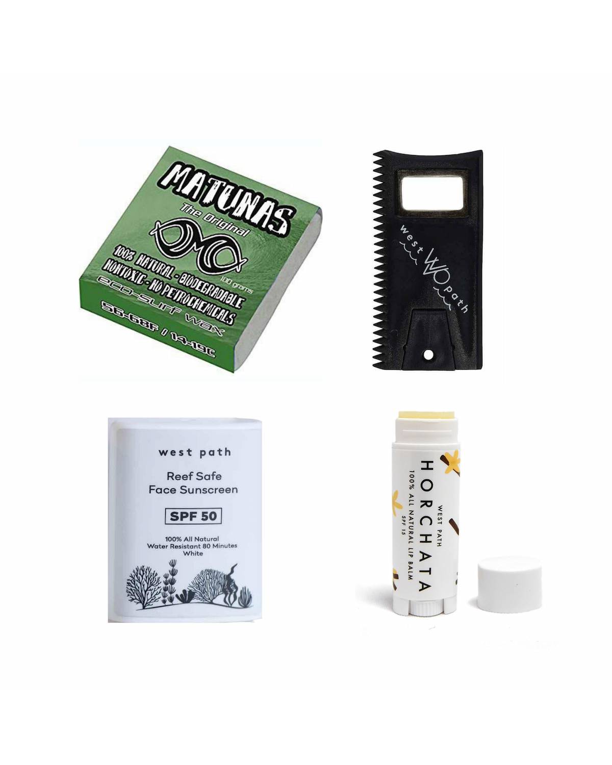 West Path Surf Essentials Kit - Canvas contents