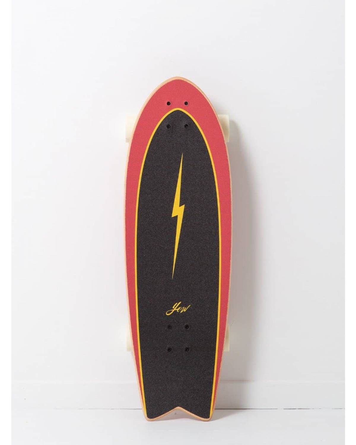 Buy the YOW Pipe 32in Surfskate Black Online Now | Boardcave USA